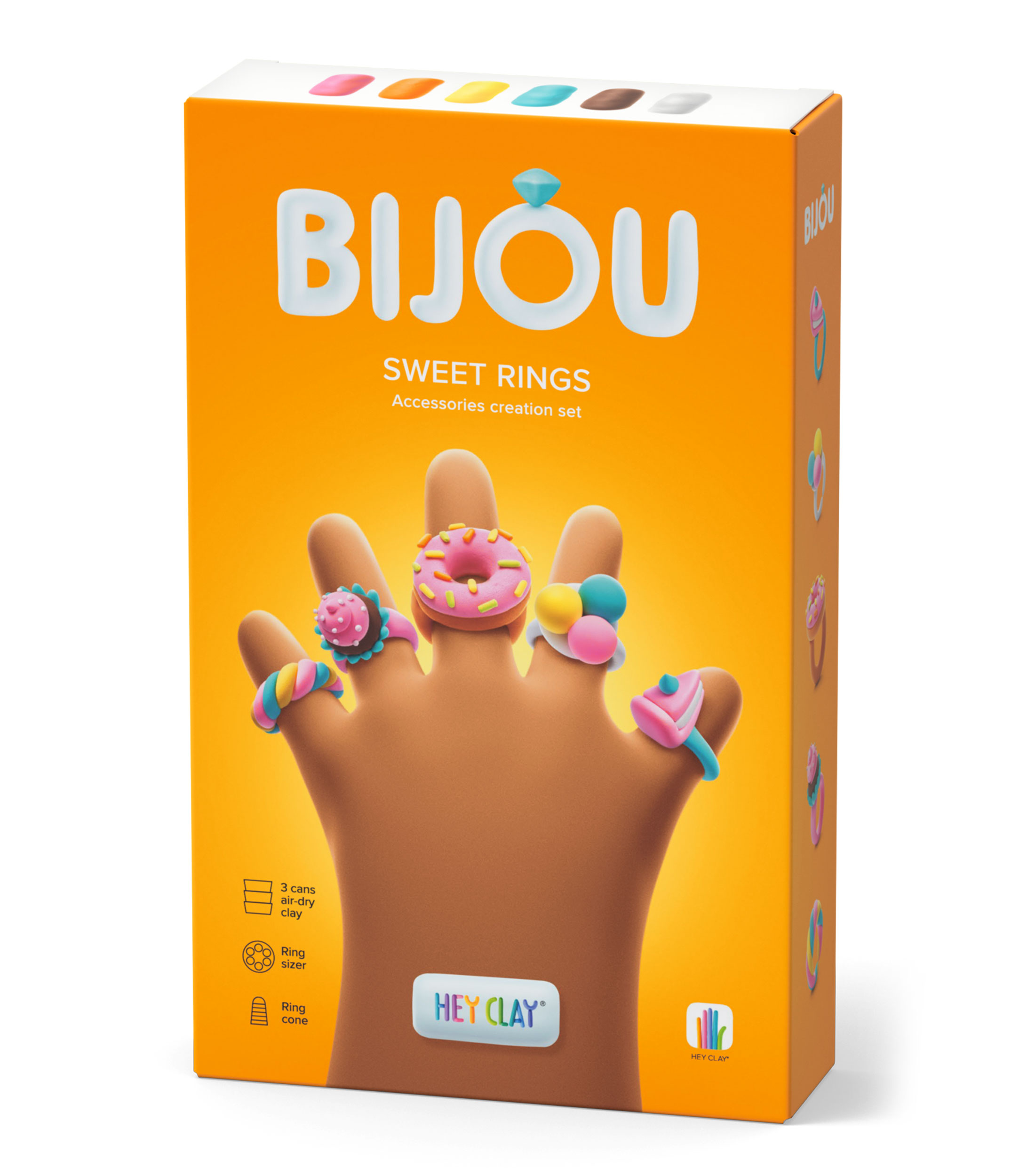 Anillos dulces, serie Bijou, 3 latas