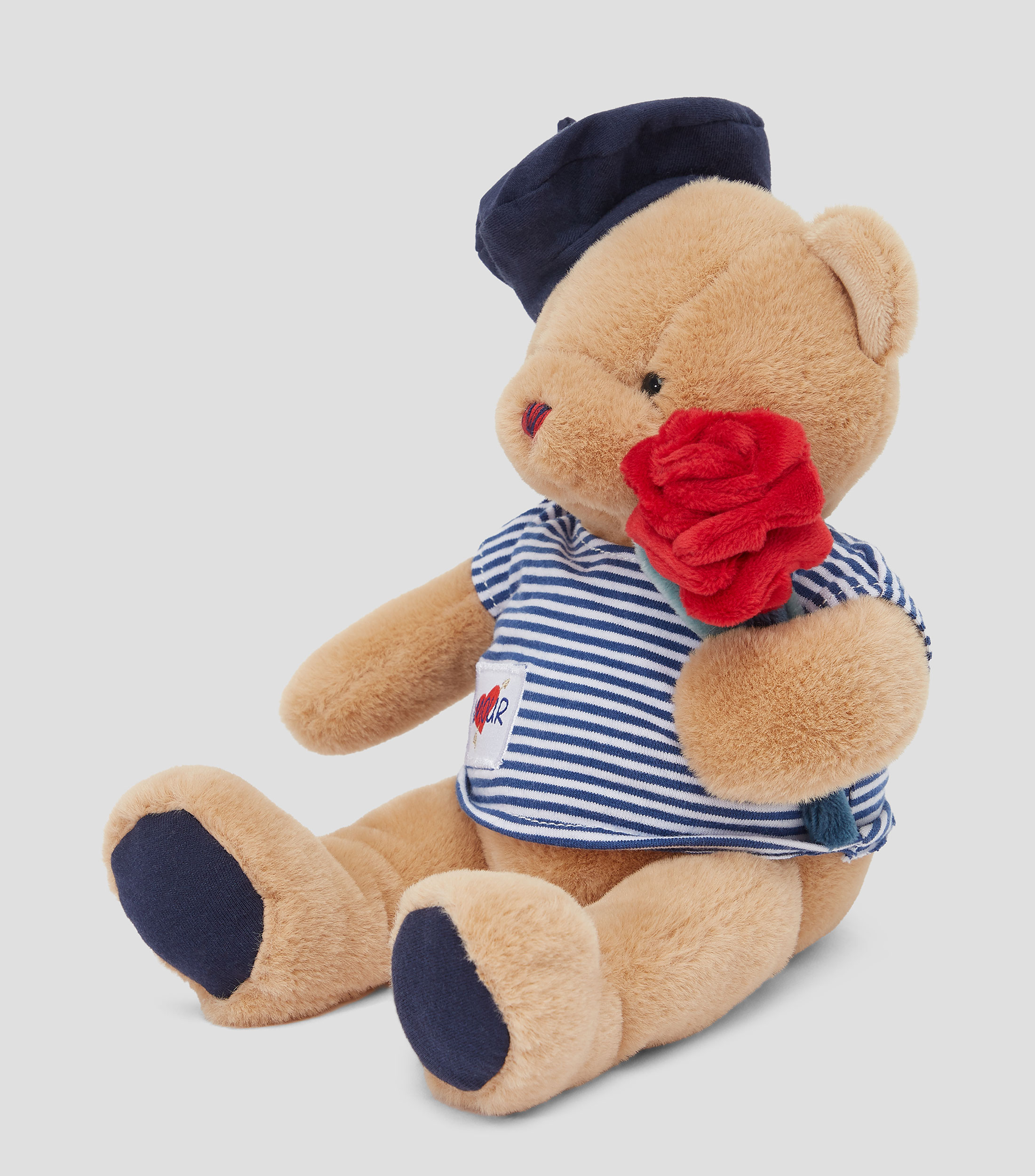 Peluche Lours Romantique Avec Rose