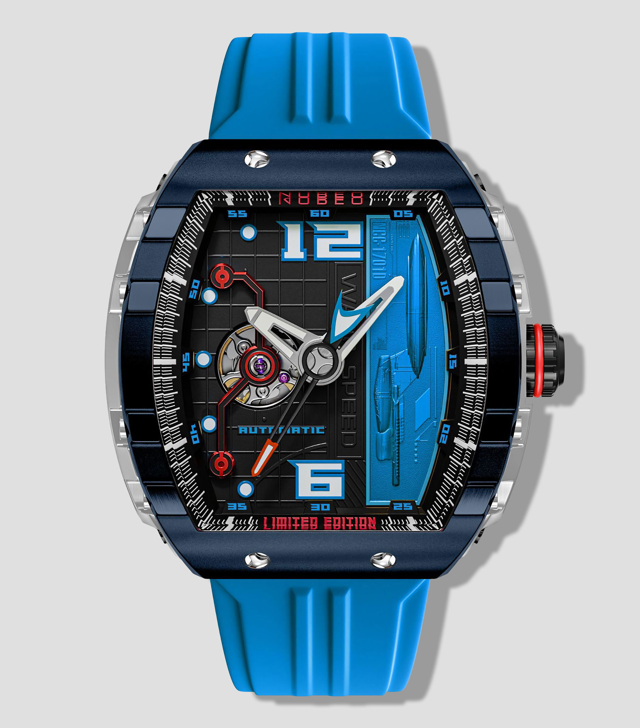 Reloj Unisex Magellan Edición Especial Negro, Azul