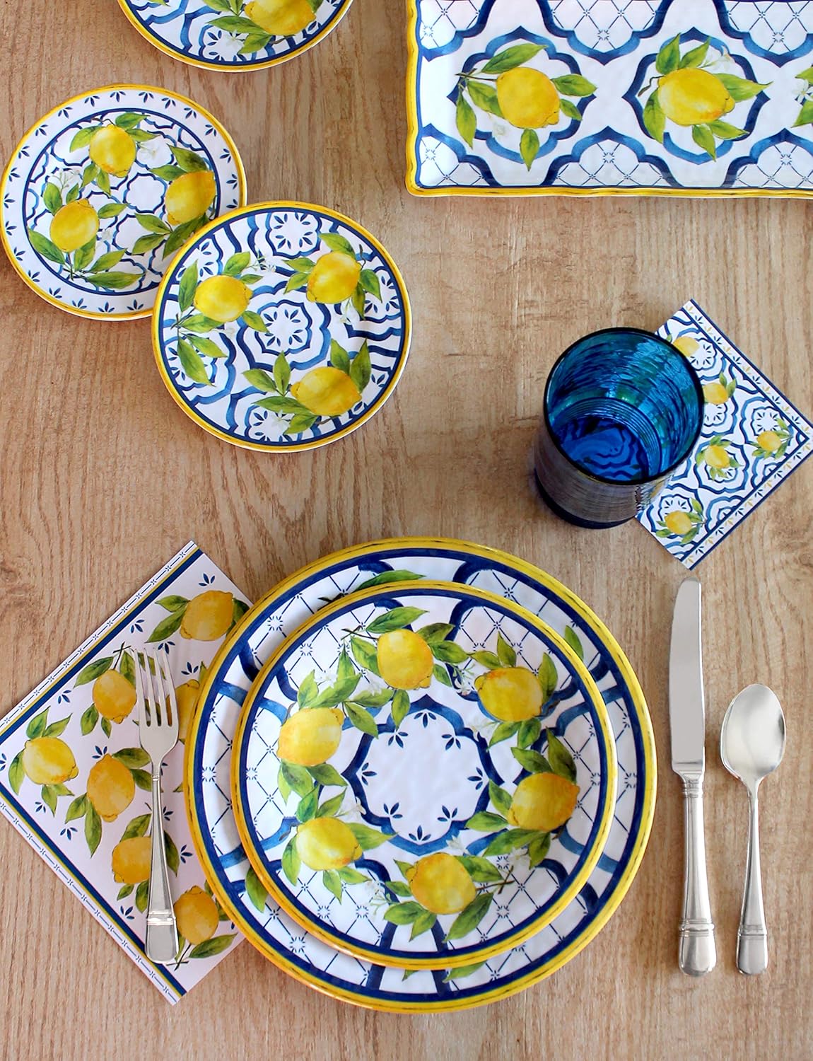 SET 4 PLATOS POSTRE PALERMO