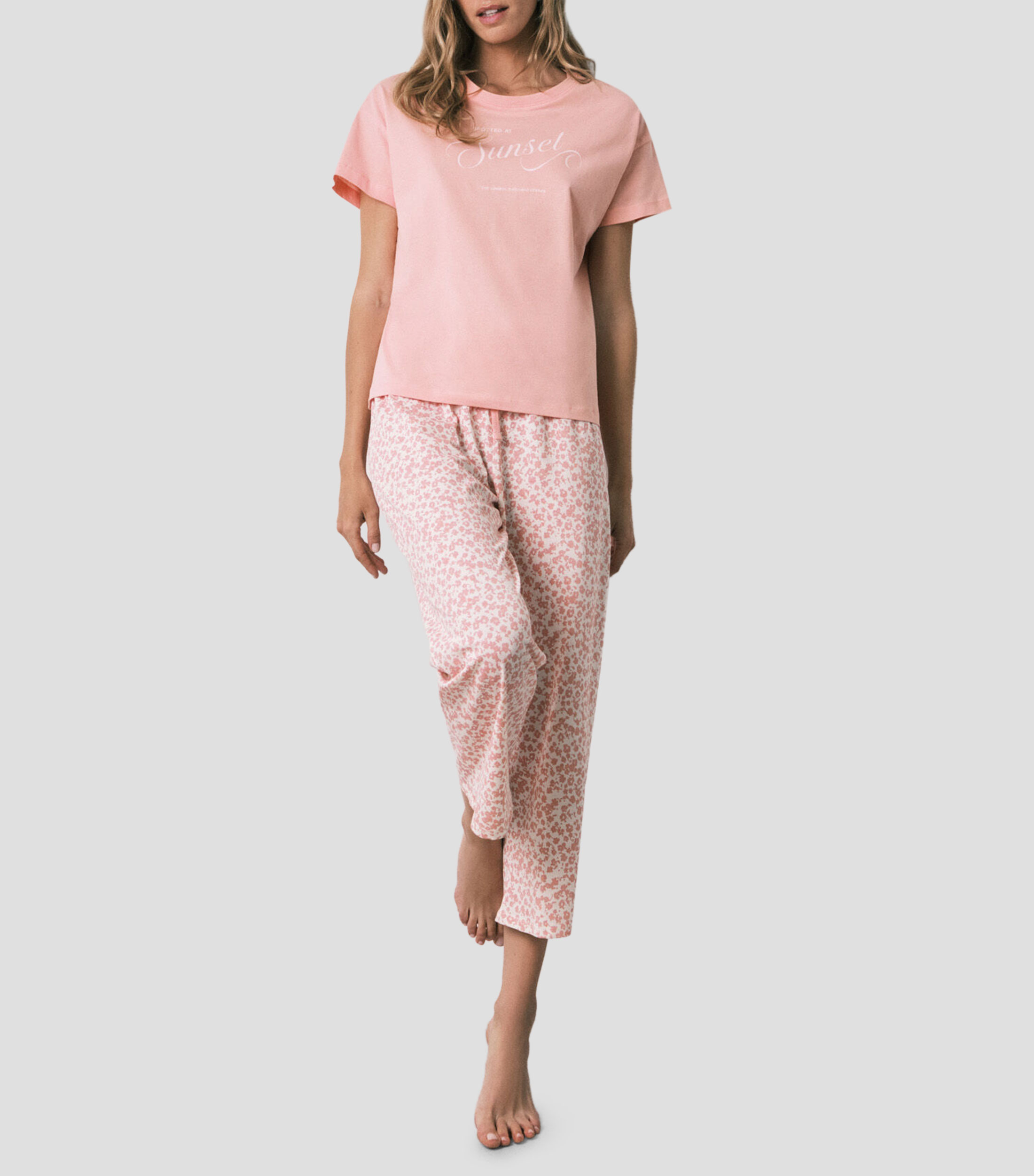 Pijama 2 Piezas estampada Mujer