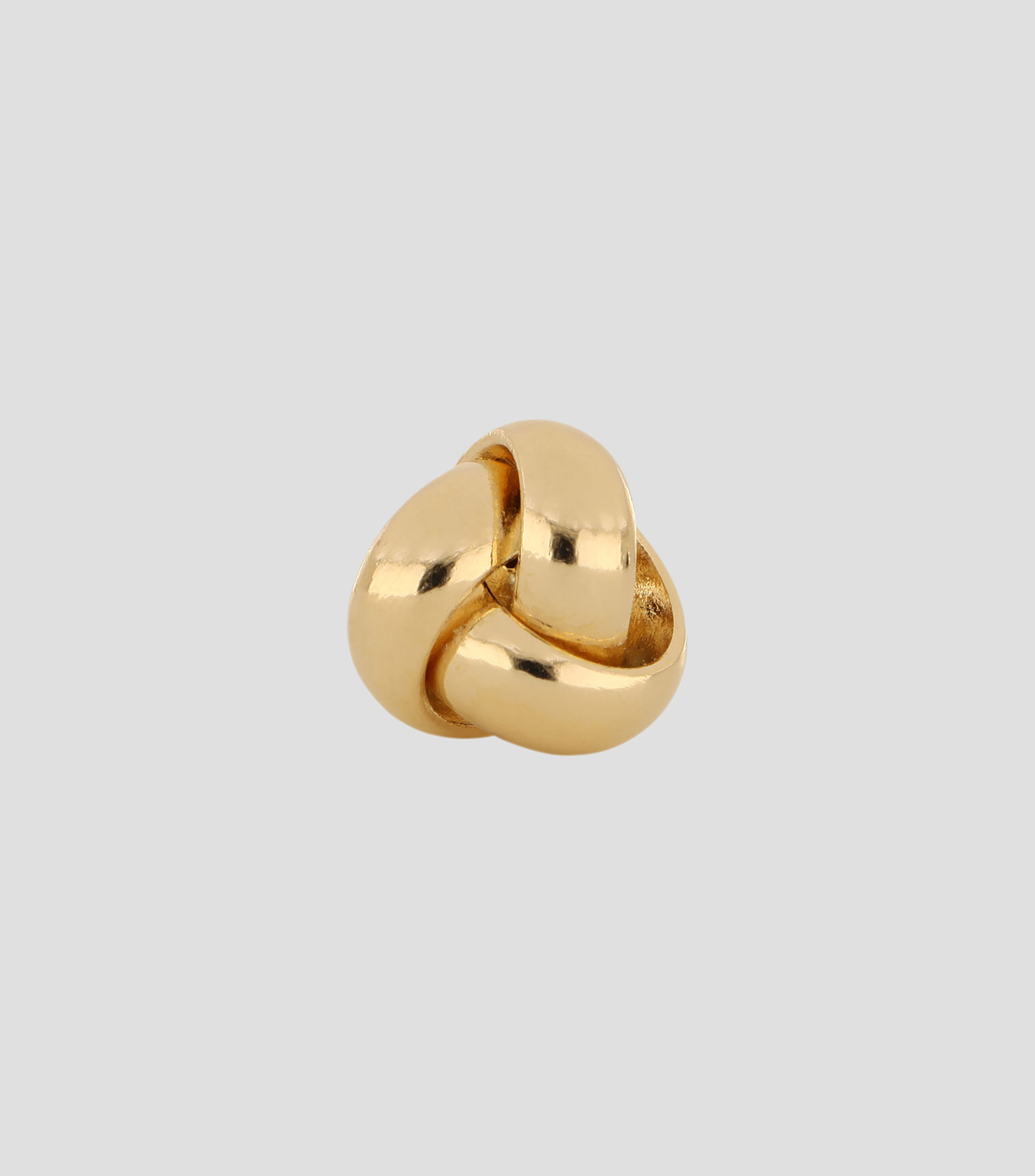 Aretes en oro de 14 kilates en forma de nudo Mujer