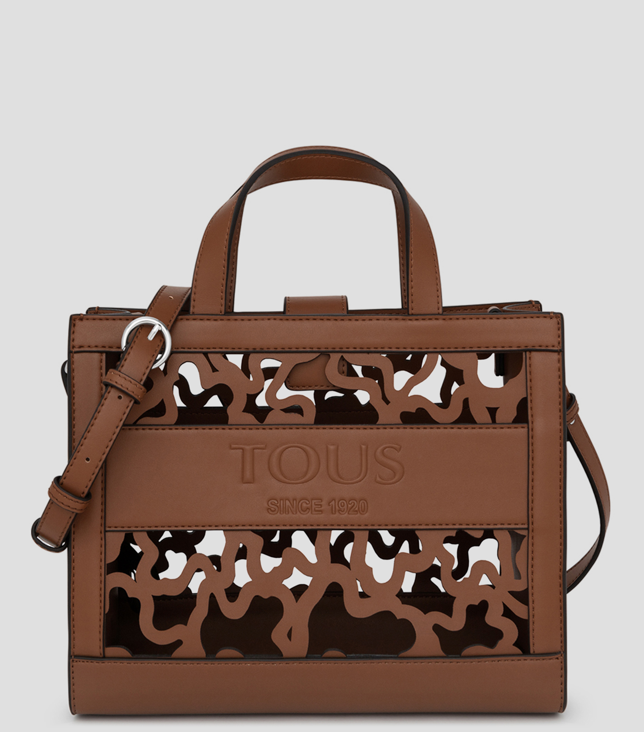 Electronica Japonesa Bolso Tous Calado Tous Bolso Shopping Beige