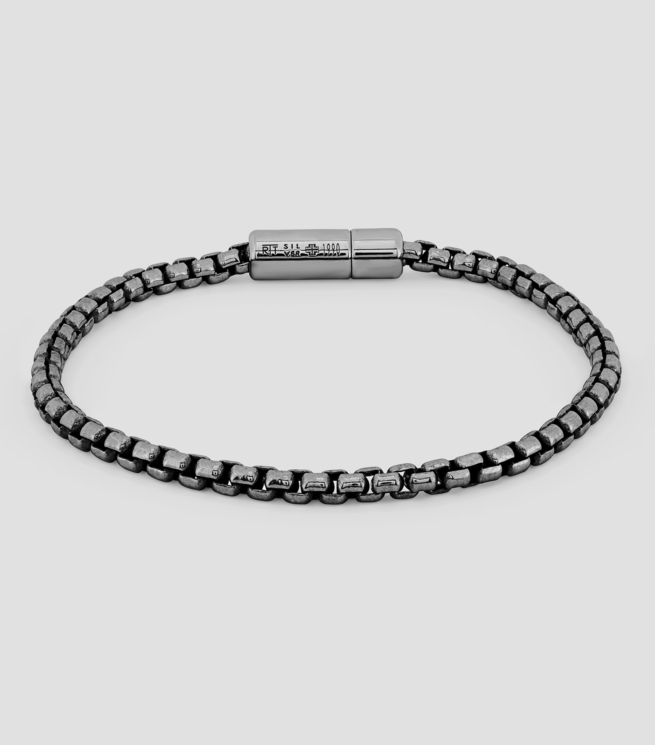 Pulsera en Plata Pop Sleek Box Chain Hombre
