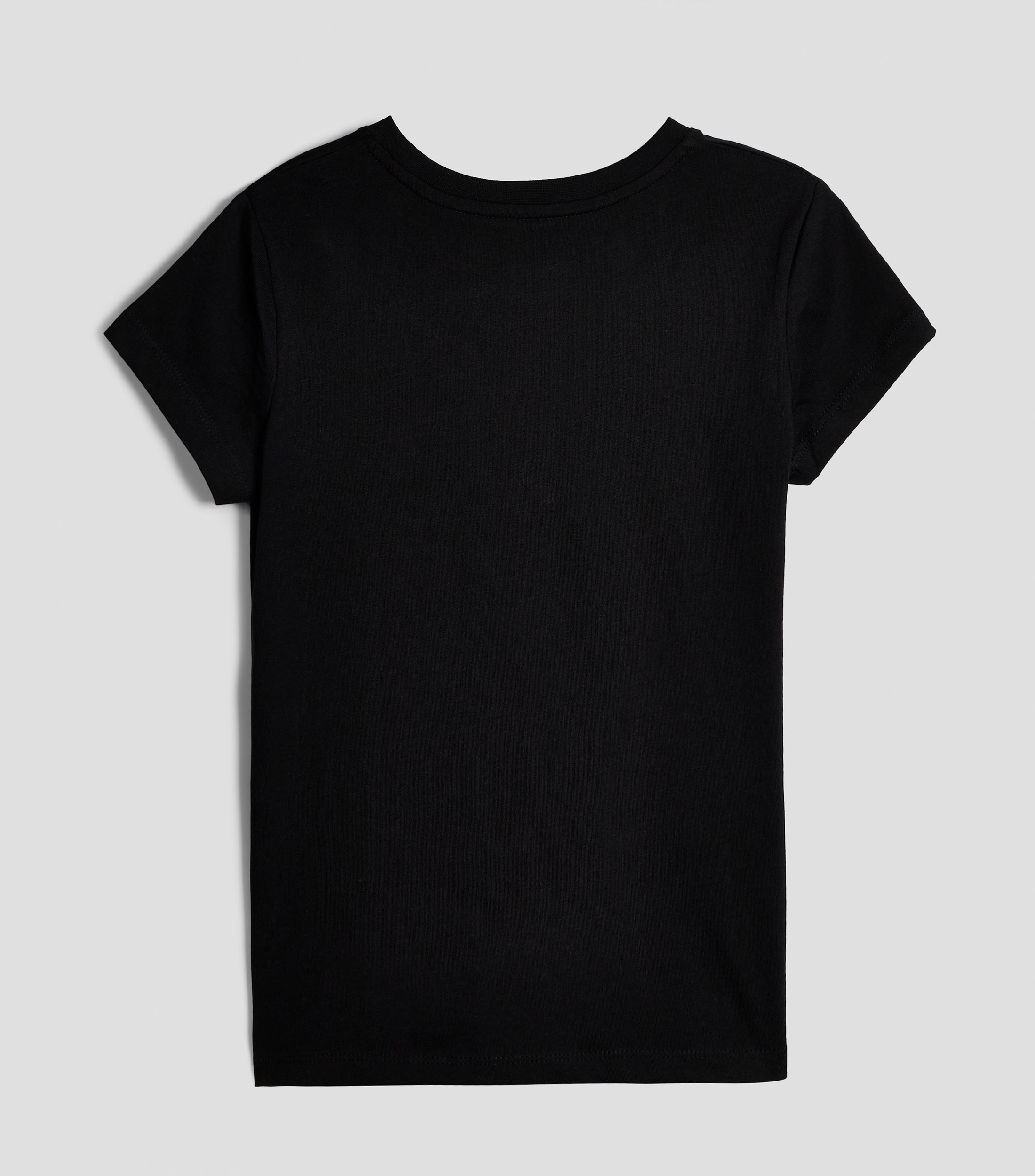 Playera cuello redondo manga corta lisa Niña