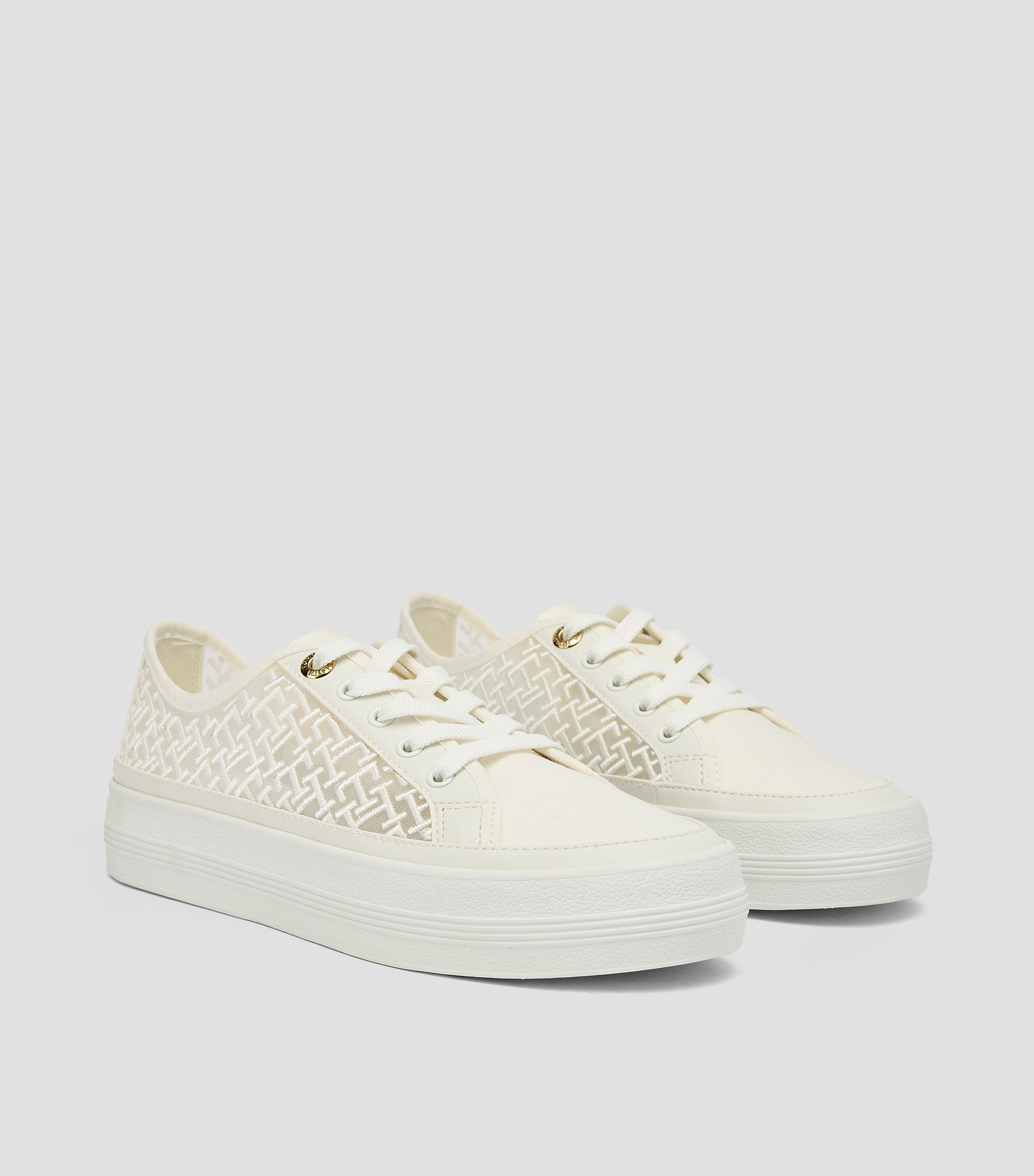 Tenis casuales monogram Mujer