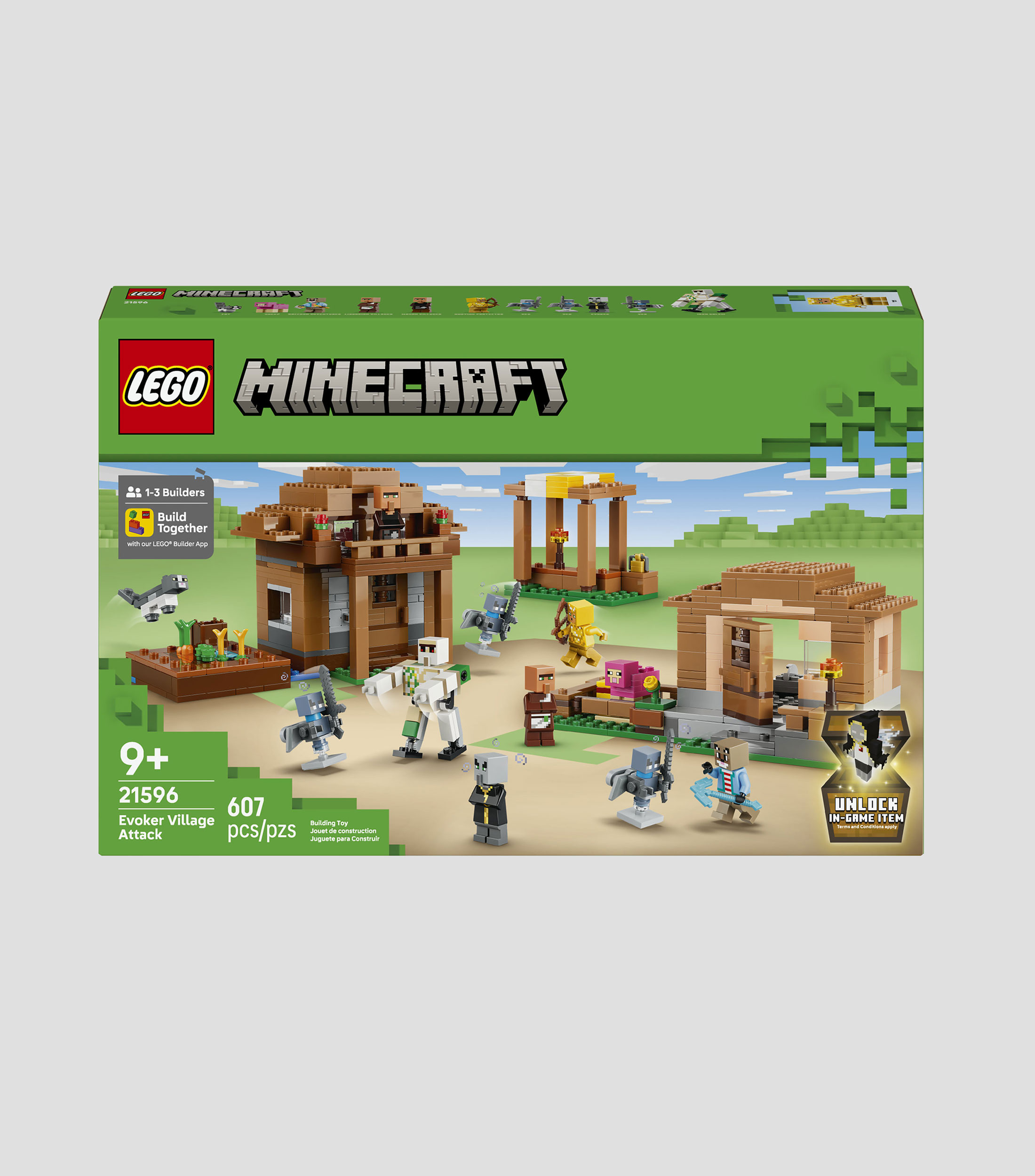 Lego Minecraft Ataque del Evocador a la Aldea 21596