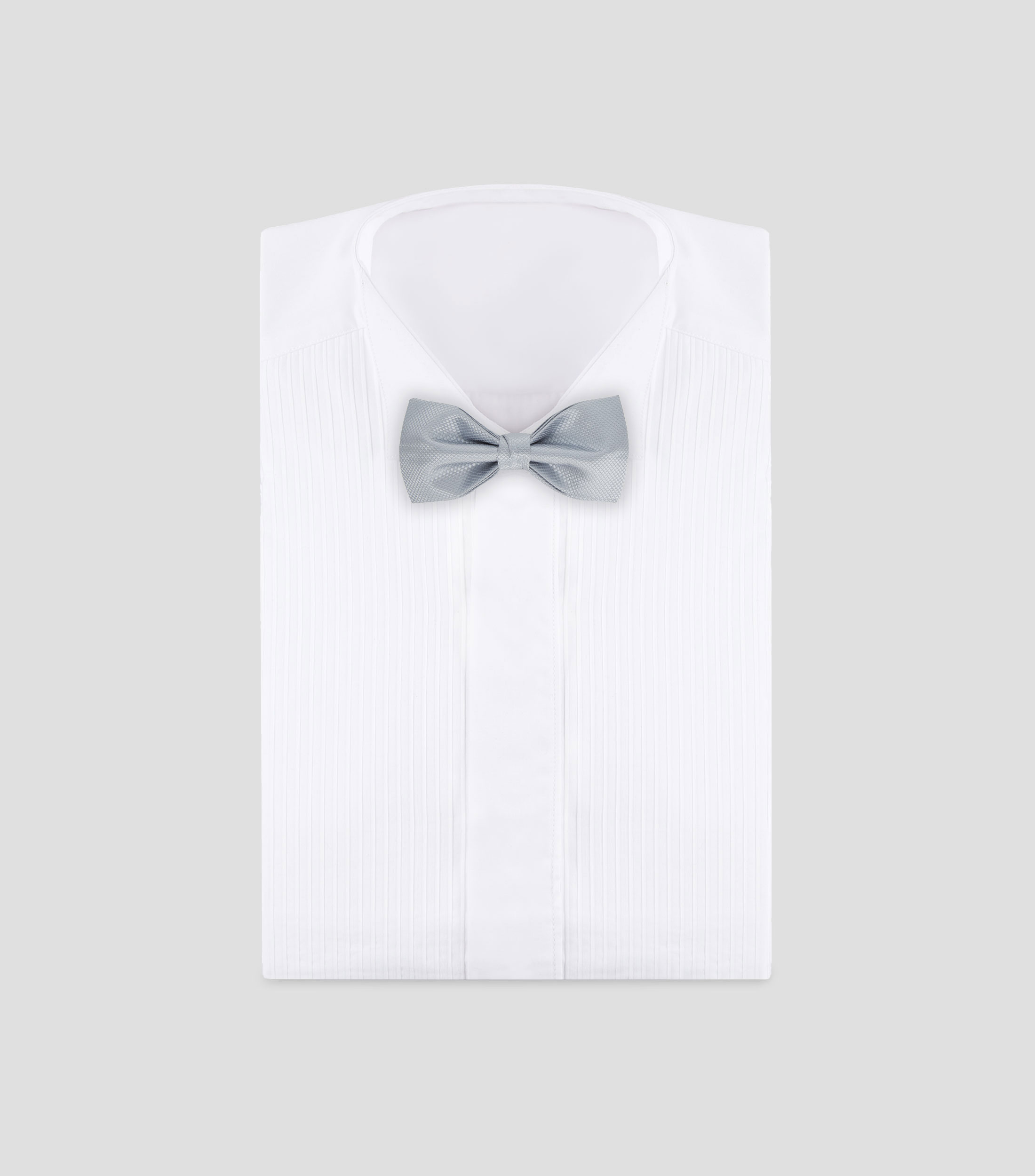 Corbata de Moño Plata