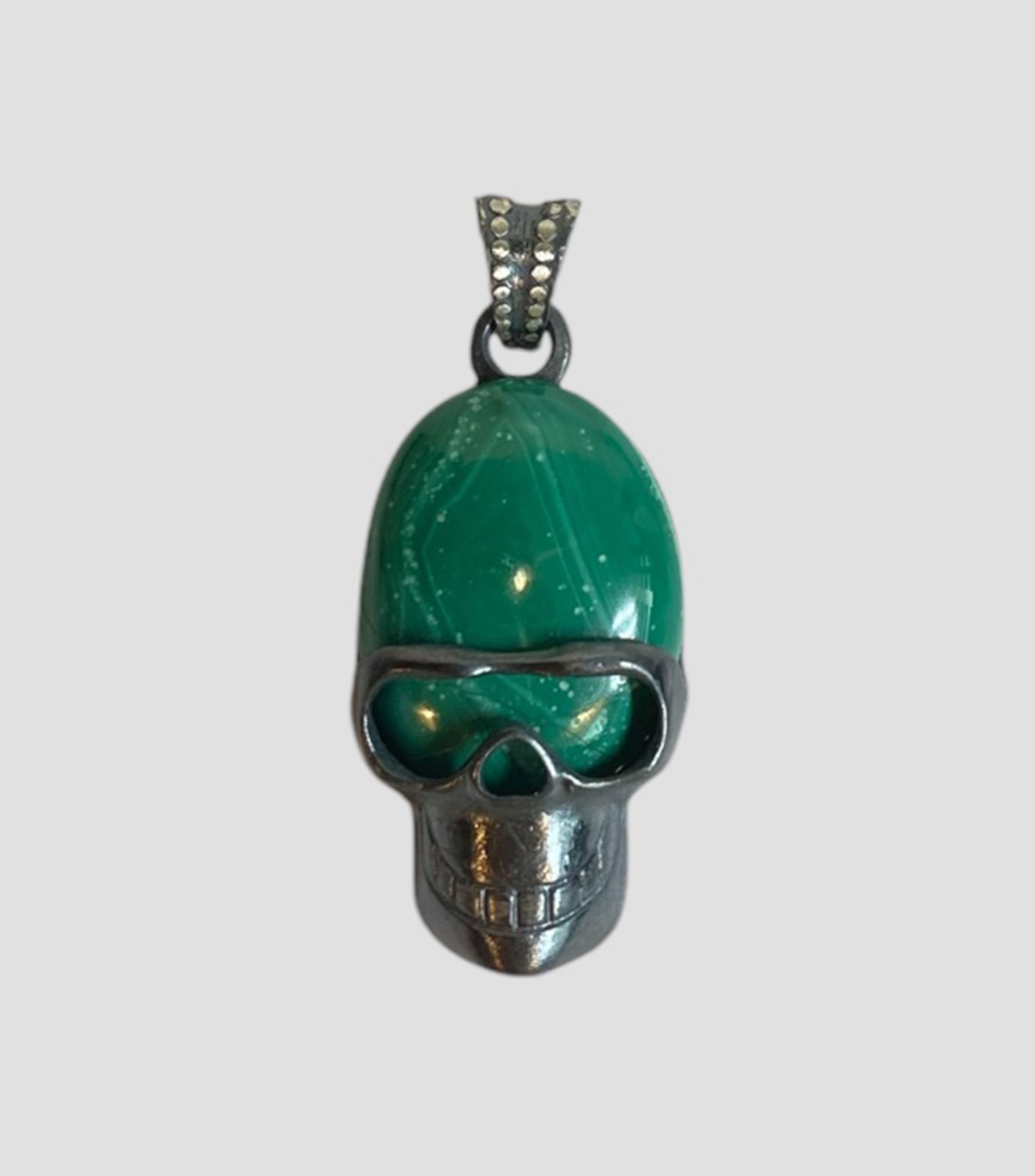 Dije Stone Skull Turquesa Unisex