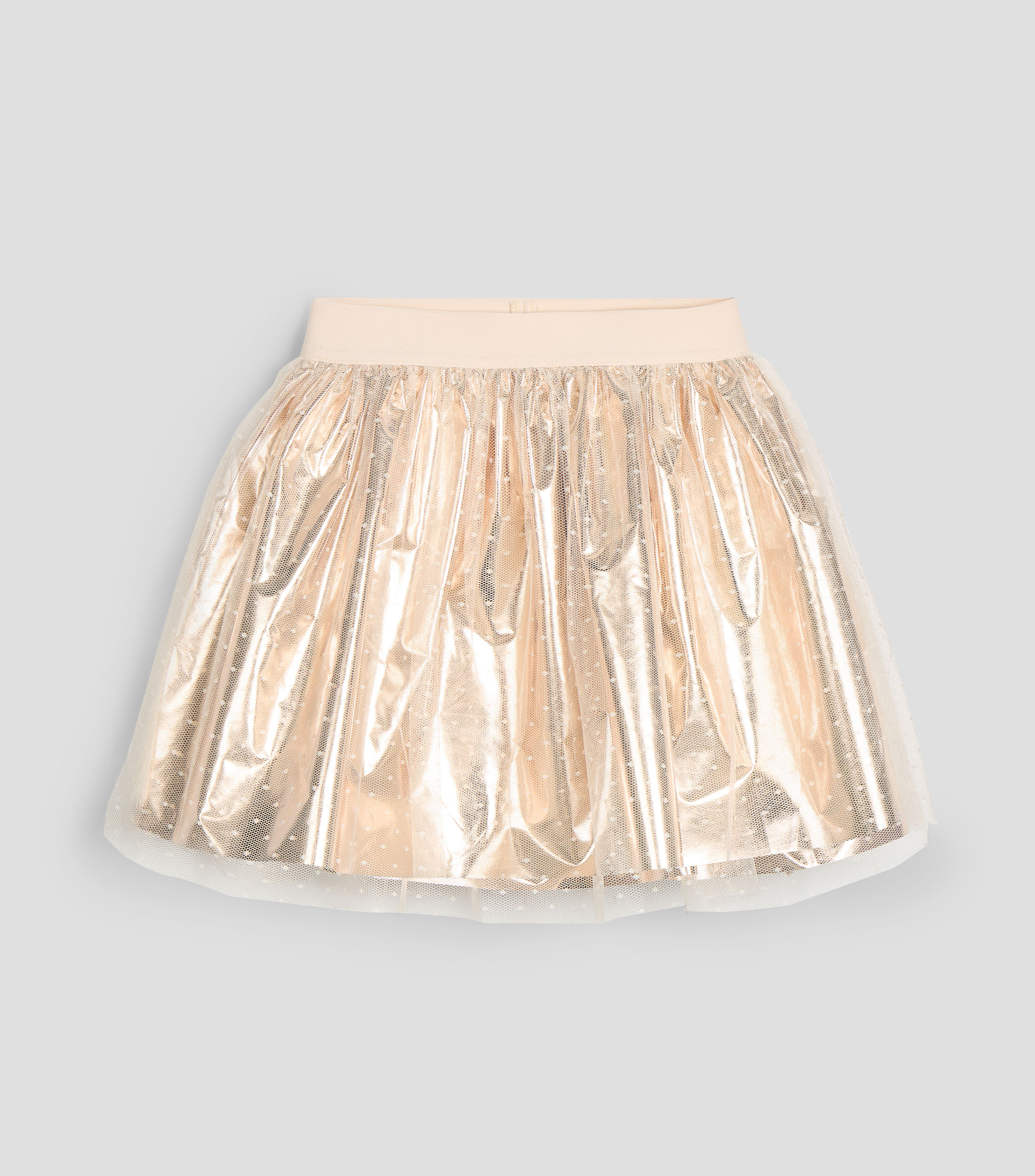 Falda midi de corte regular lisa Niña