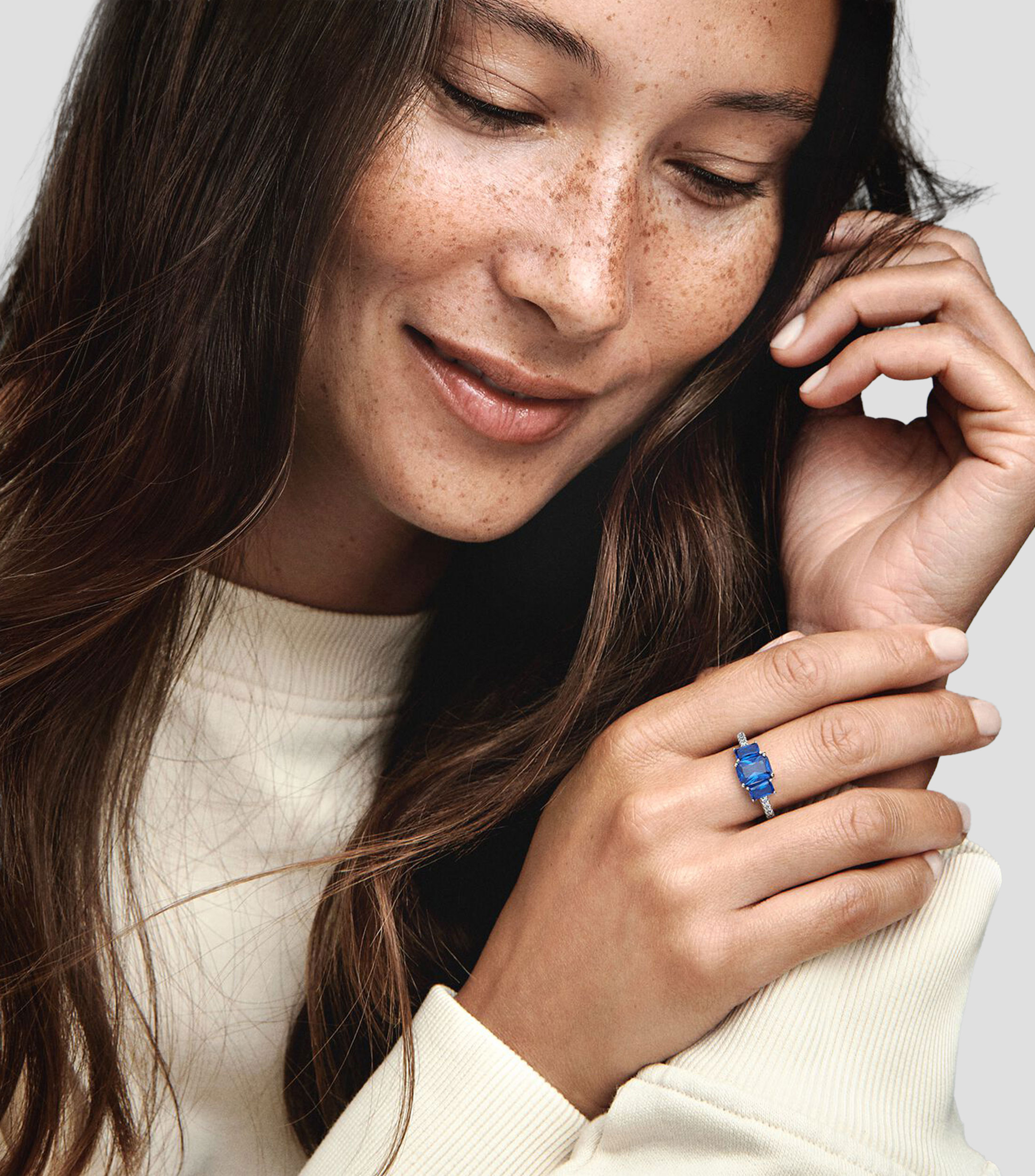 Anillo en plata .925 Pandora Timeless con cristales Mujer