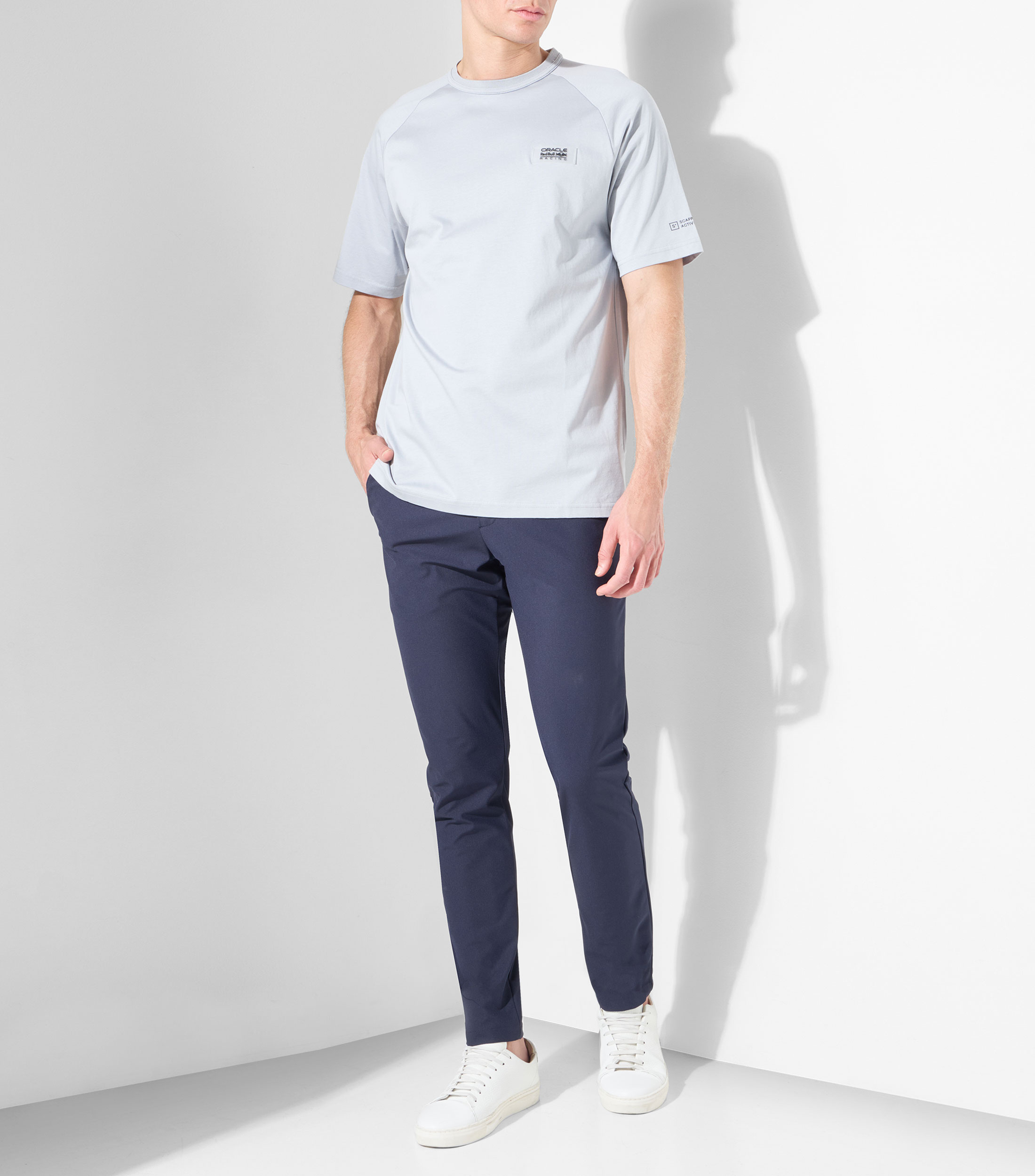 Playera de cuello redondo con manga corta Hombre