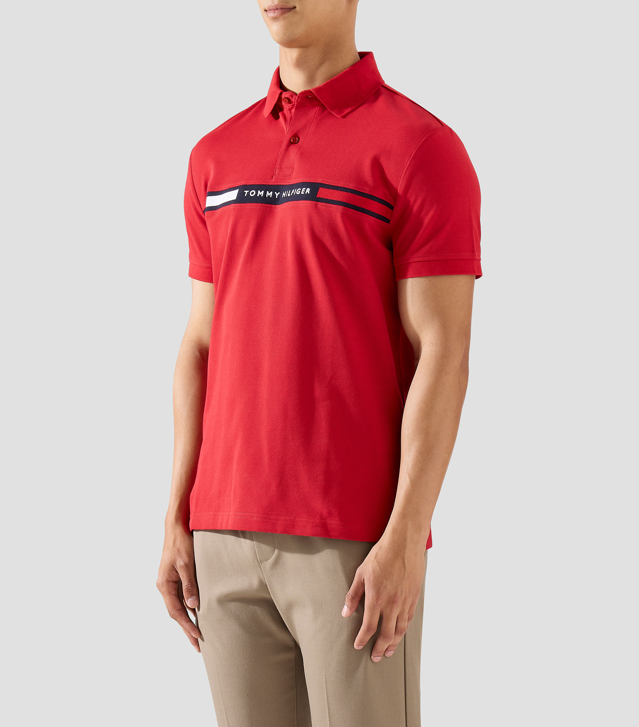 Playera tipo polo con manga corta Hombre
