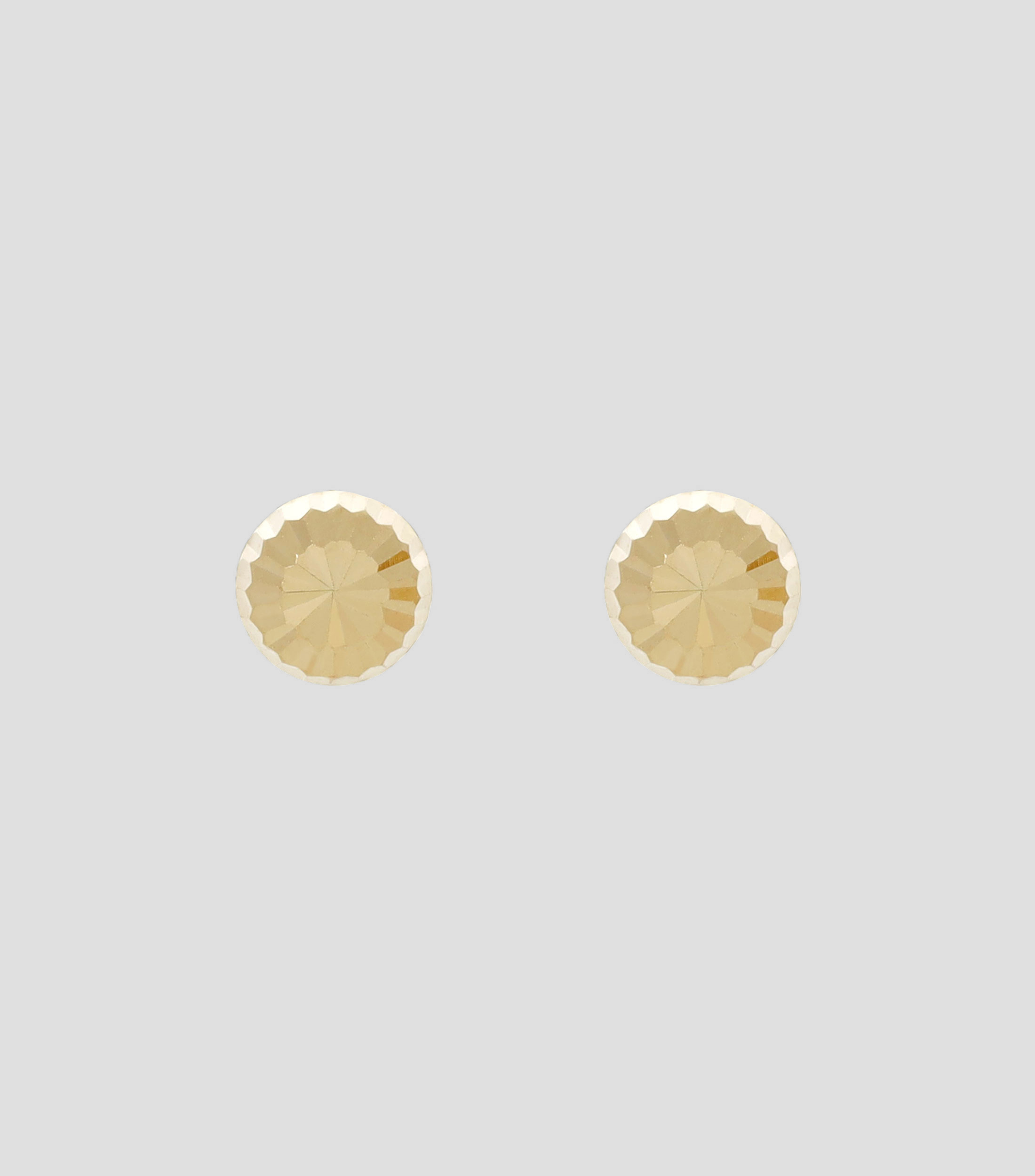 Aretes en oro 14 kilates media dormilona bebé