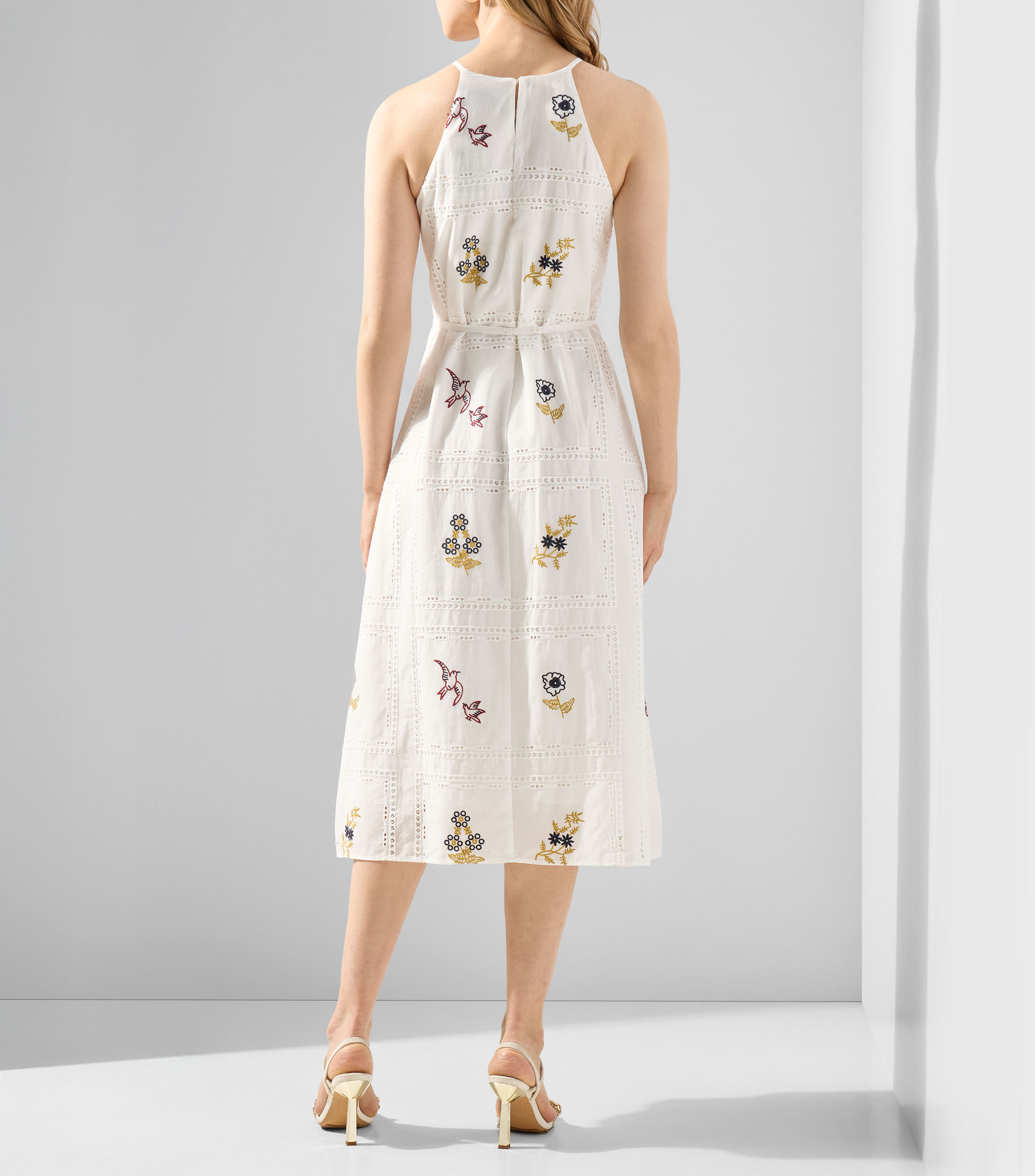 Vestido midi fantasía Mujer