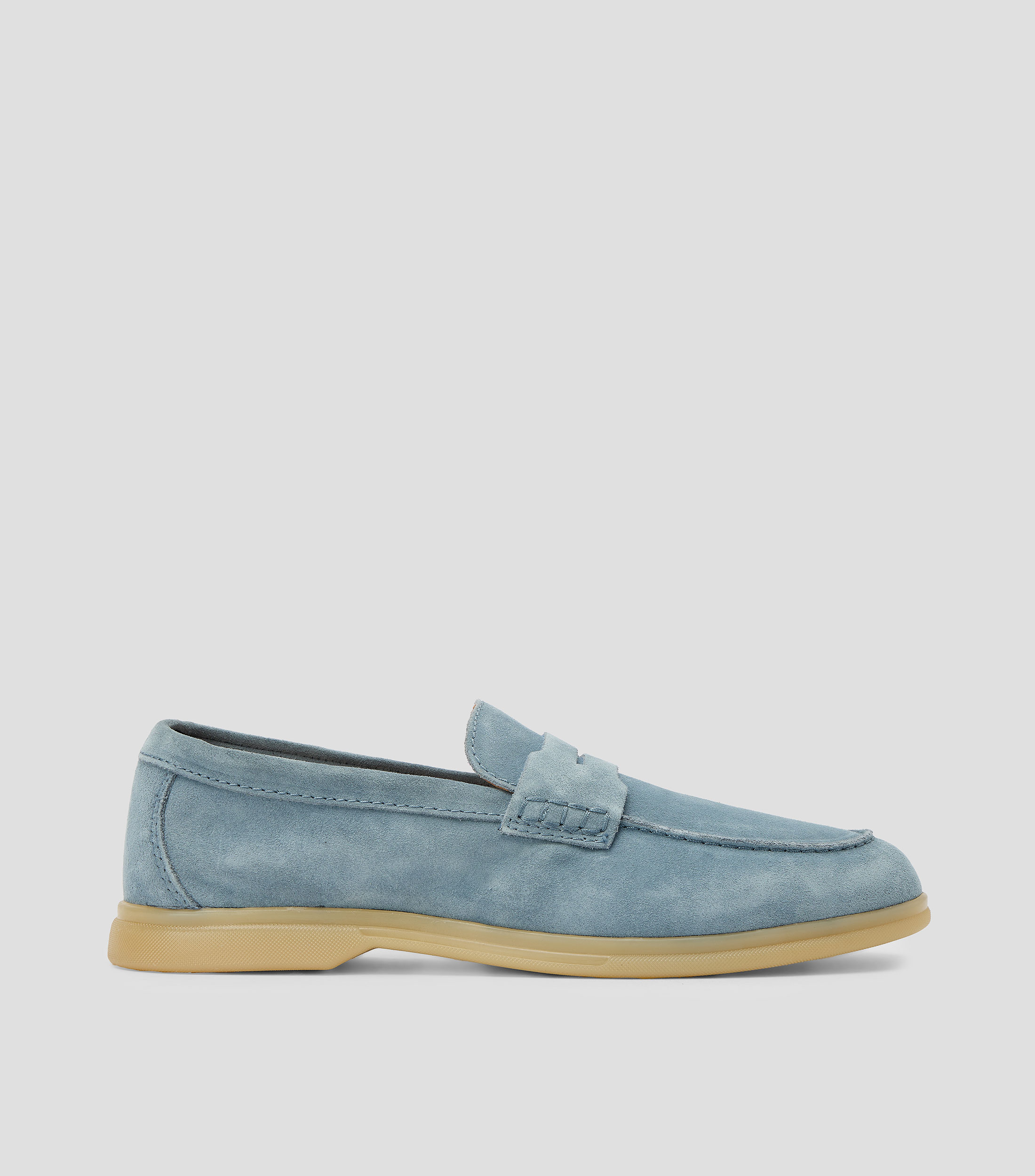 Mocasines en piel Hombre