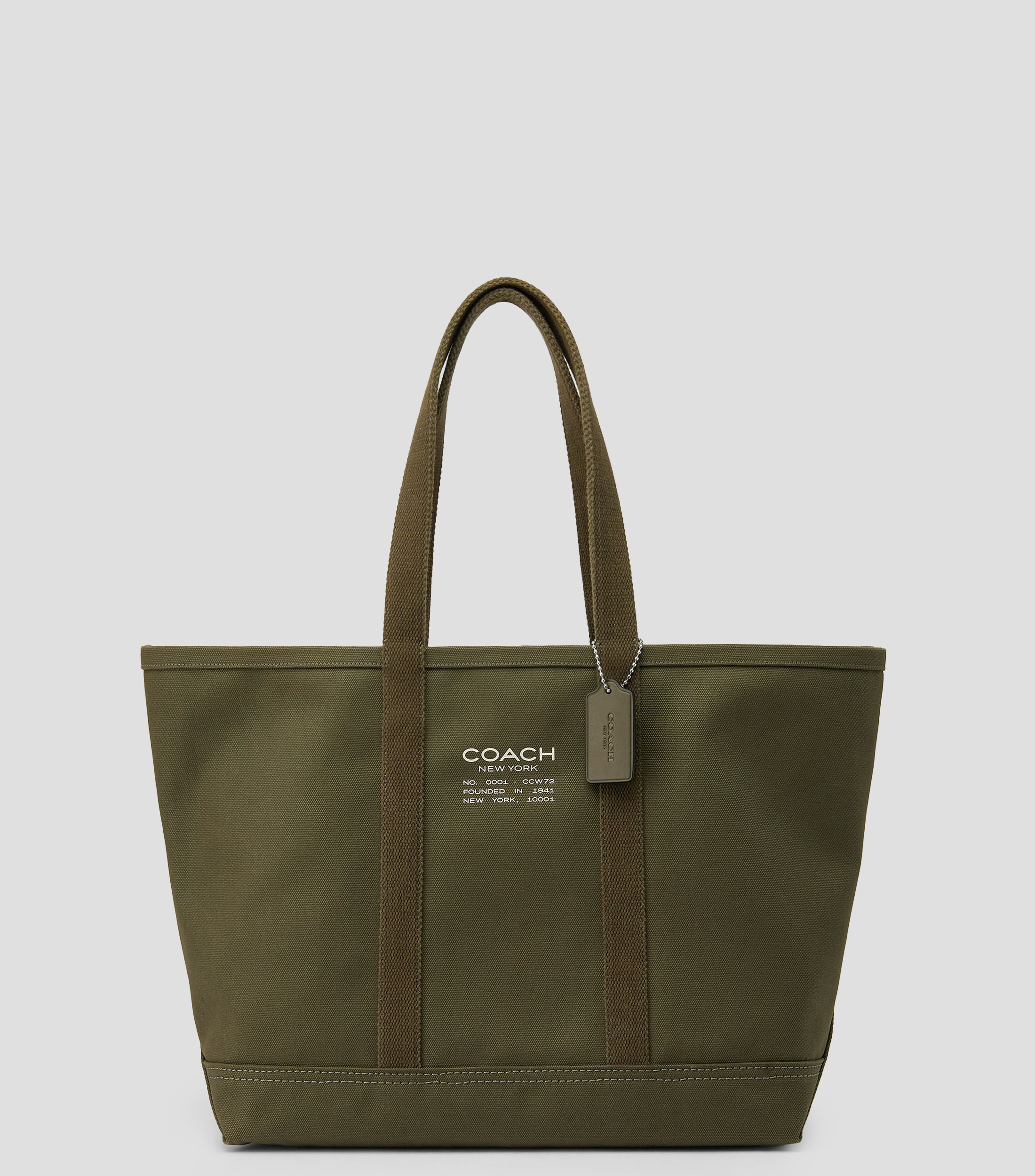 Bolso tote verde Utility liso Hombre