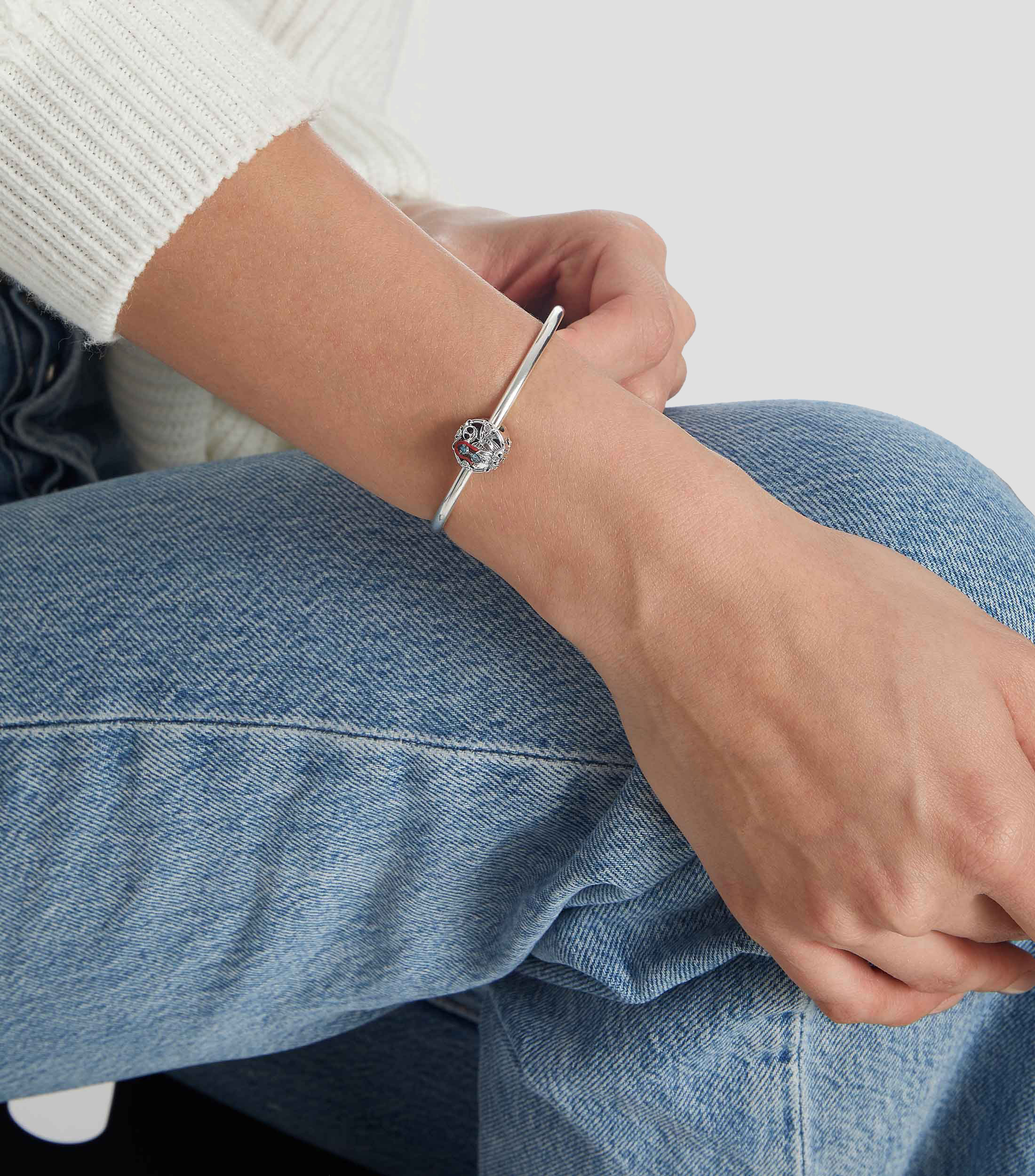 Charm en plata .925 Disney El extraño mundo de Jack Mujer