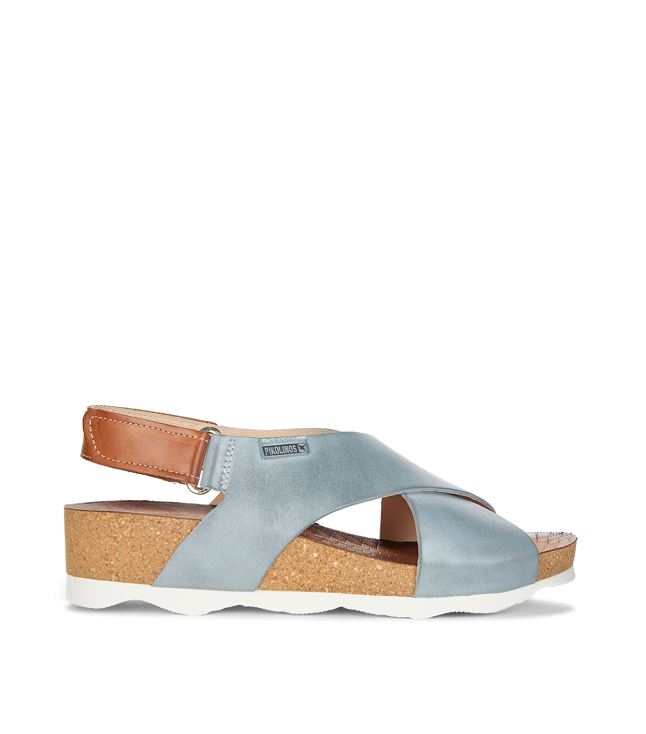 Pikolinos: Sandalias con tac?�n medio de cu?�a Mahon Mujer | El Palacio de Hierro