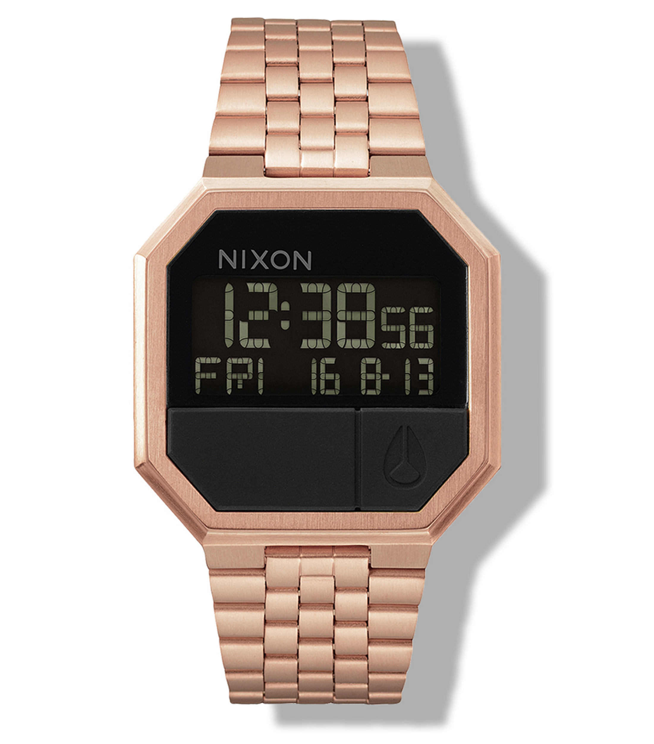 nixon rerun rose gold