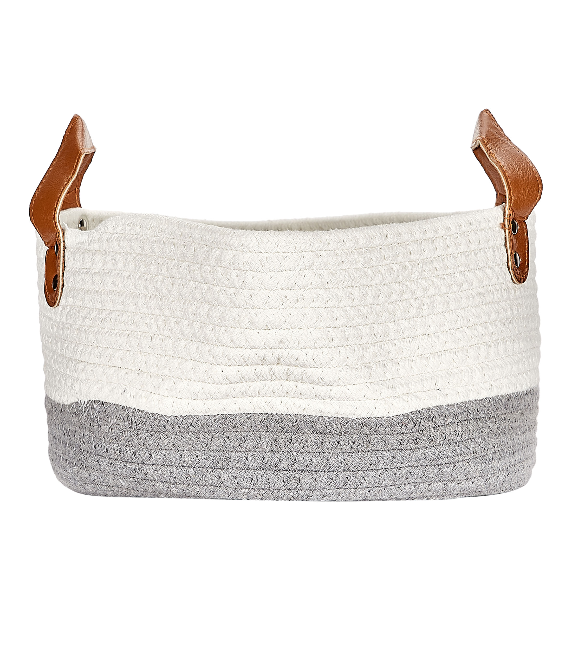 Canasta Organizadora Simona Chica Rectangular en Textil