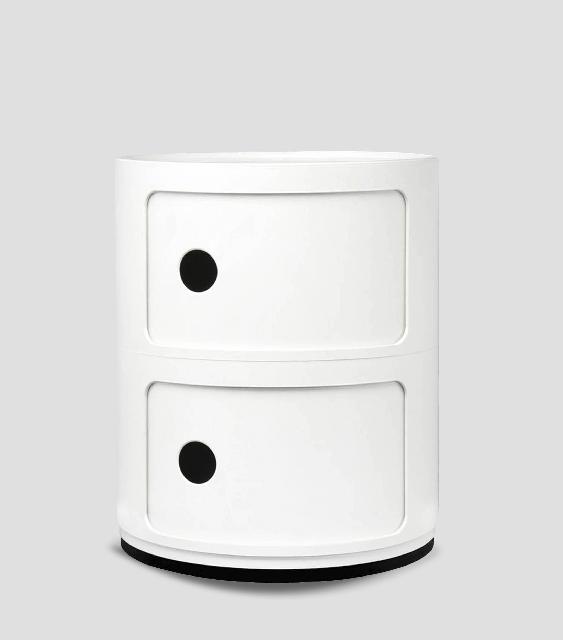 Cómoda Componibili 2 Elementos en sintético blanco