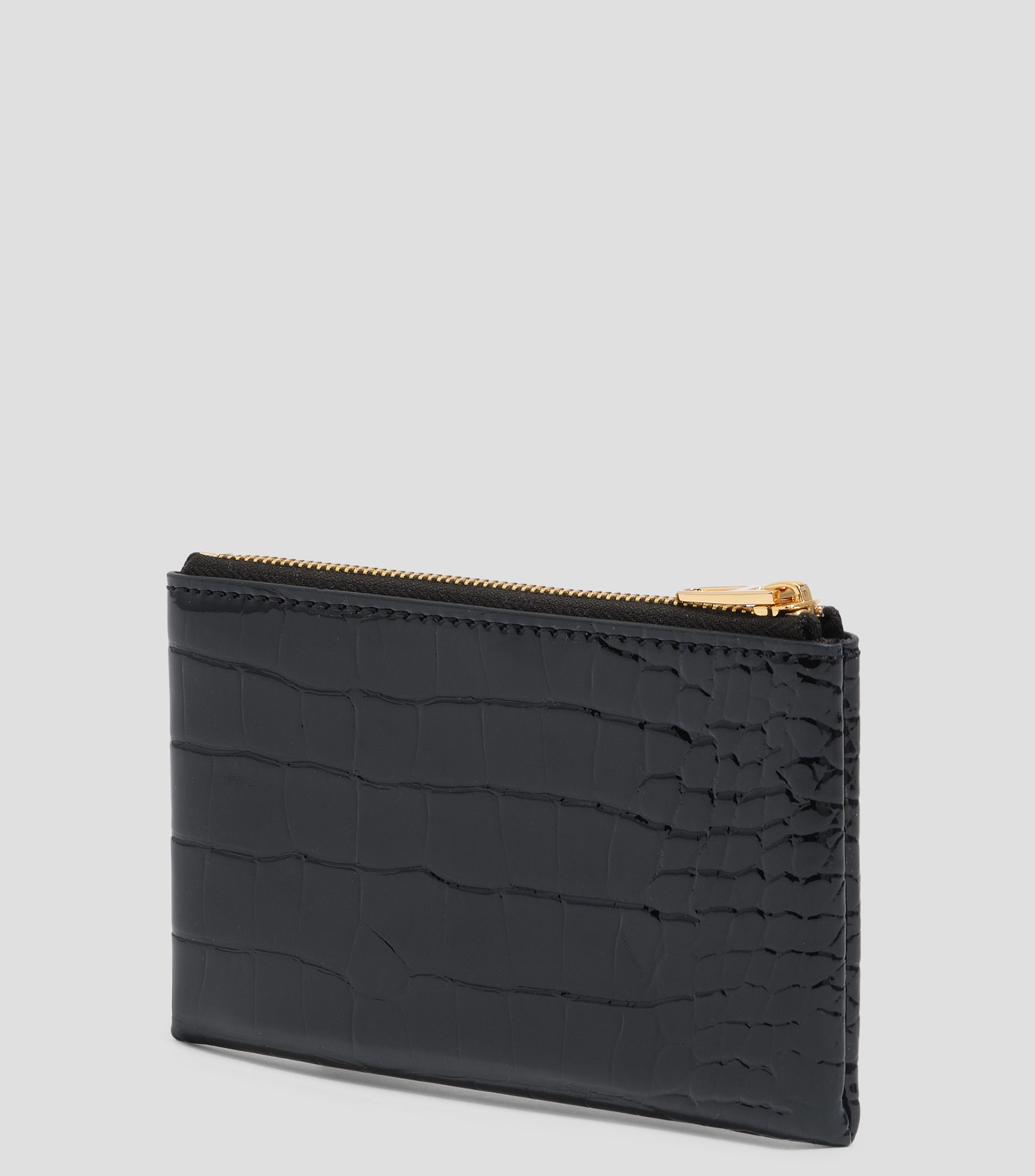 Monedero con textura brillante Mujer