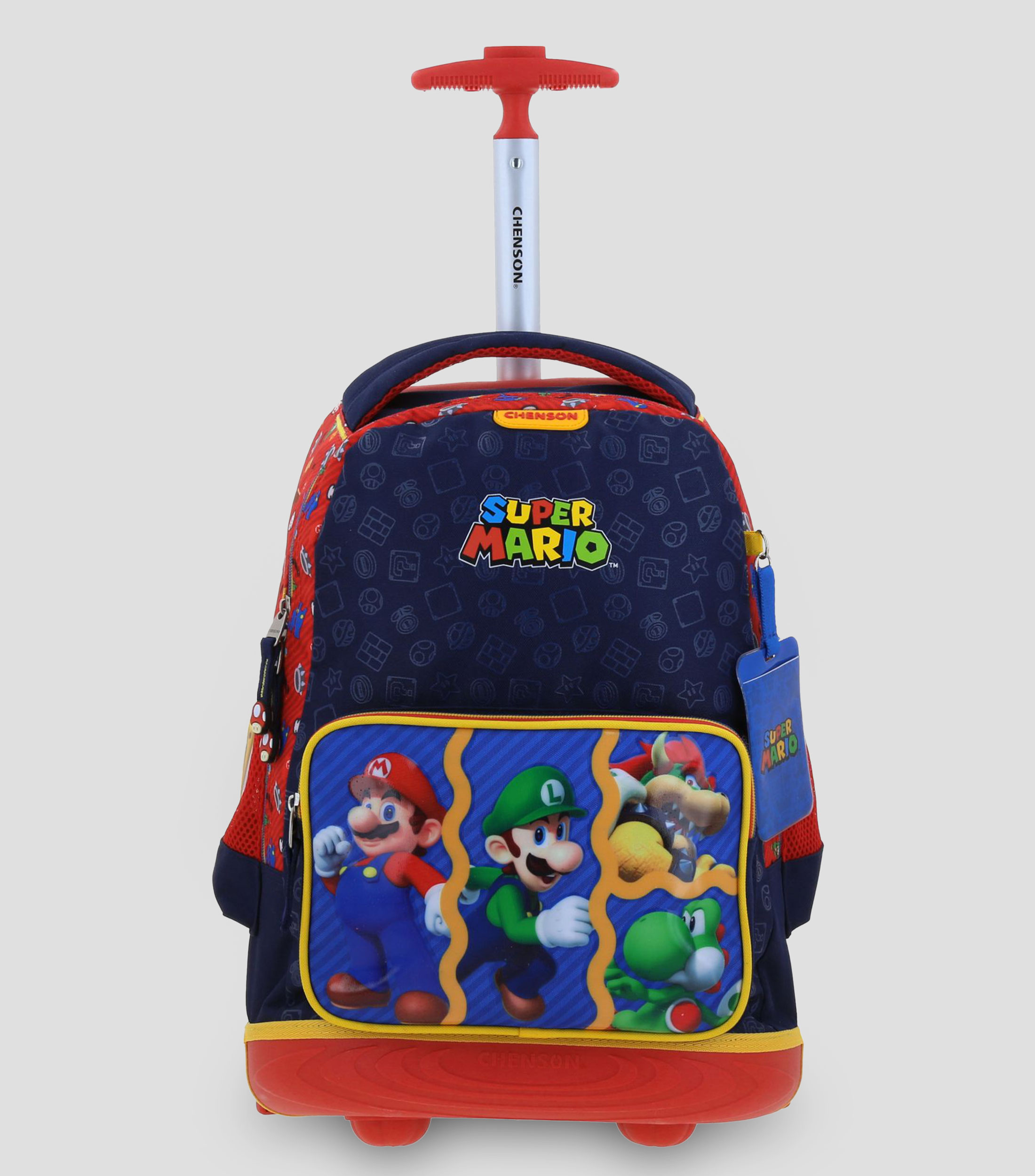 Mochila Escolar con ruedas Mario Bros Nash Niño