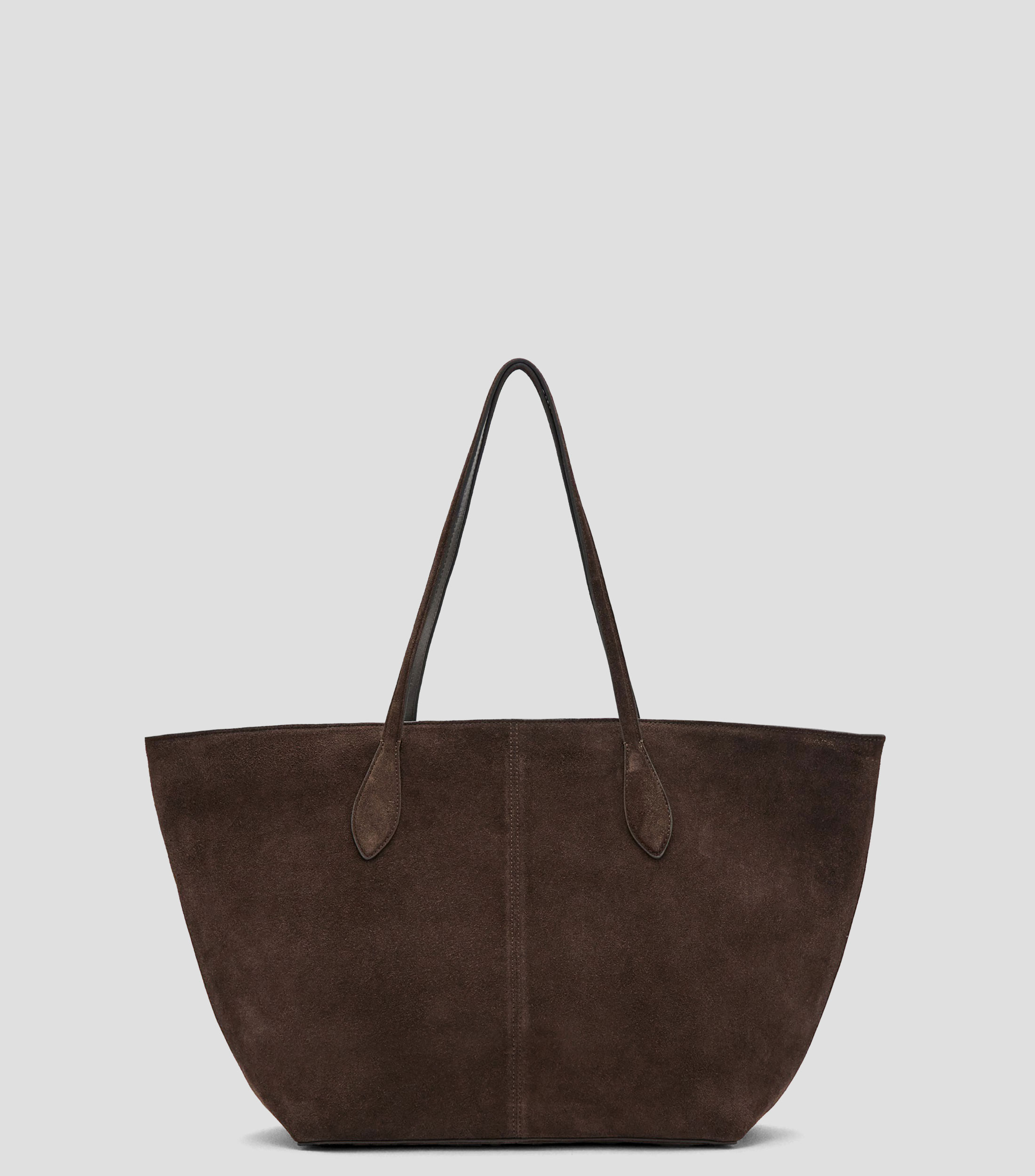 Bolsa Tote en piel de bovino lisa Mujer