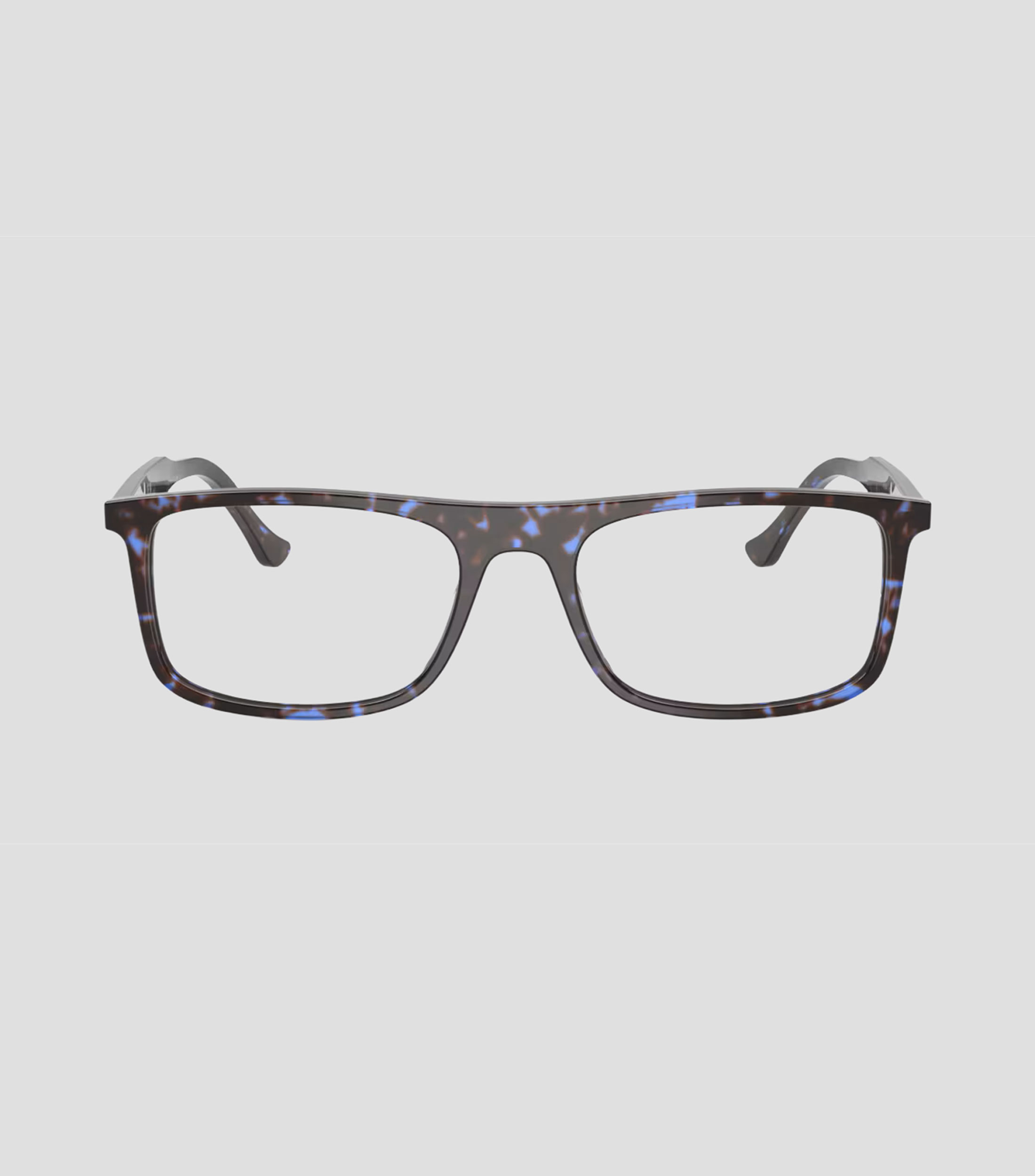 Lentes oftálmicos rectangulares azul tortuga Unisex