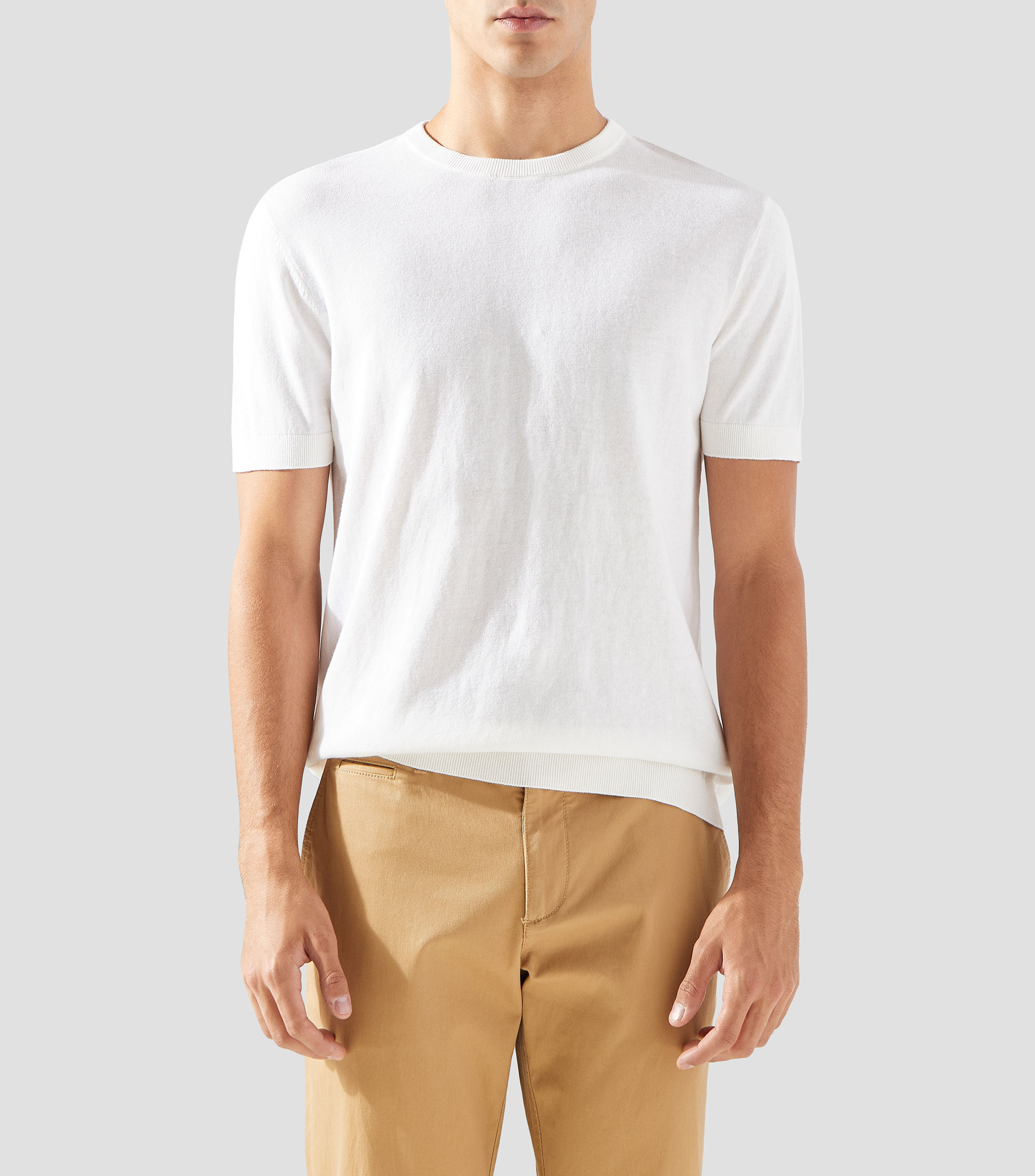 Playera lisa de manga corta Hombre
