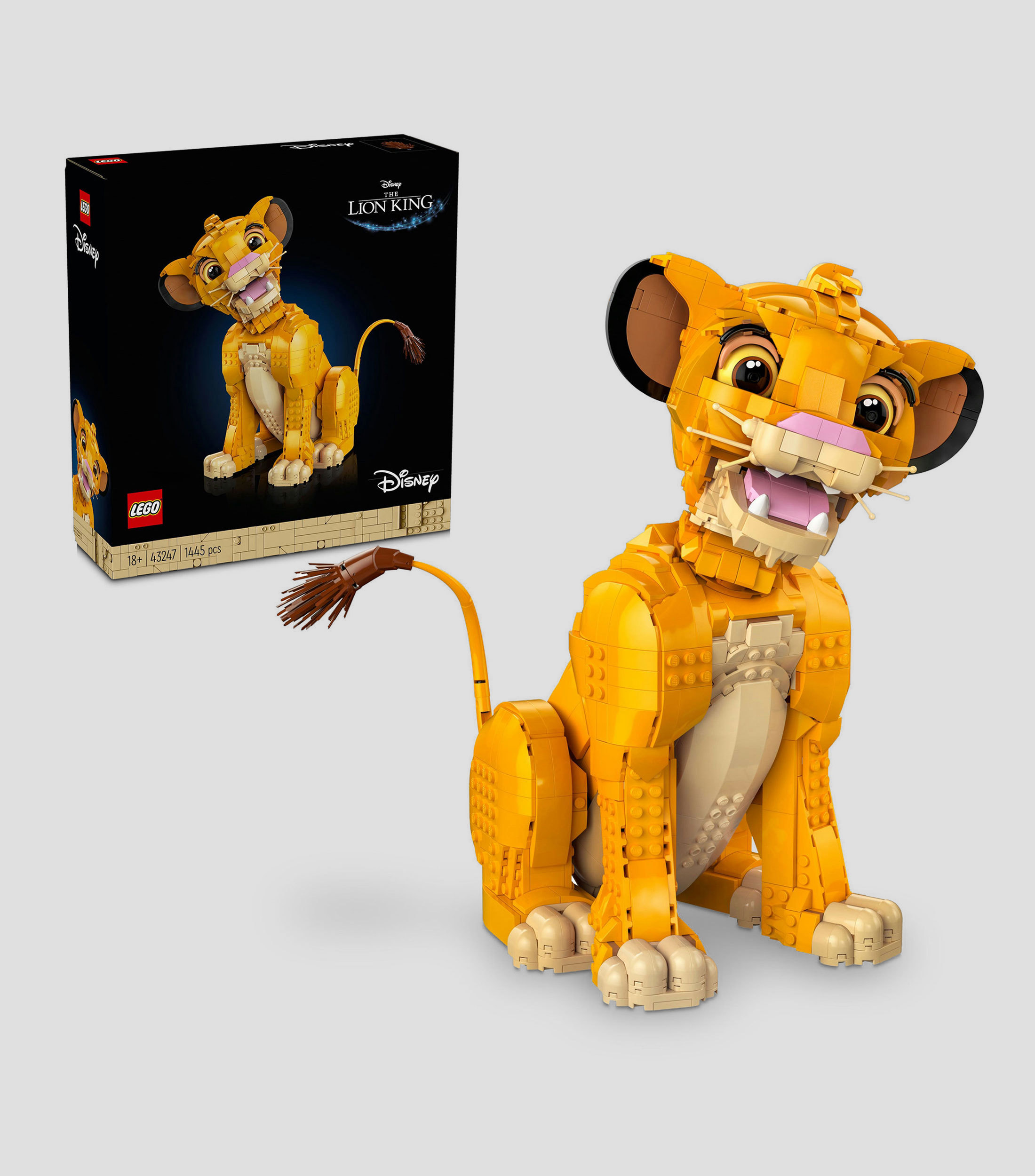 Lego Disney El Rey León Simba Joven Set de Construcción 43247