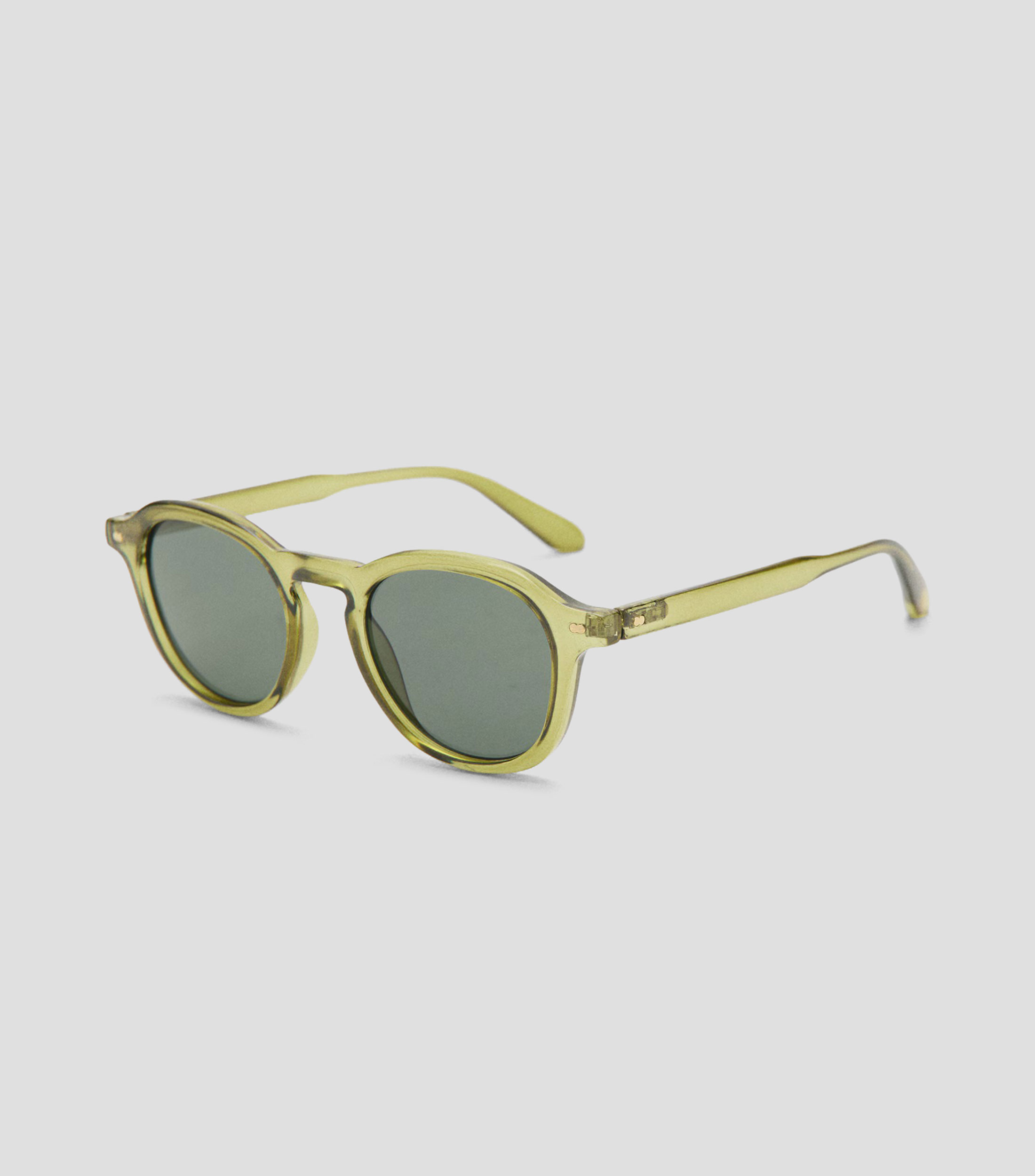 Lentes de sol redondos Hombre