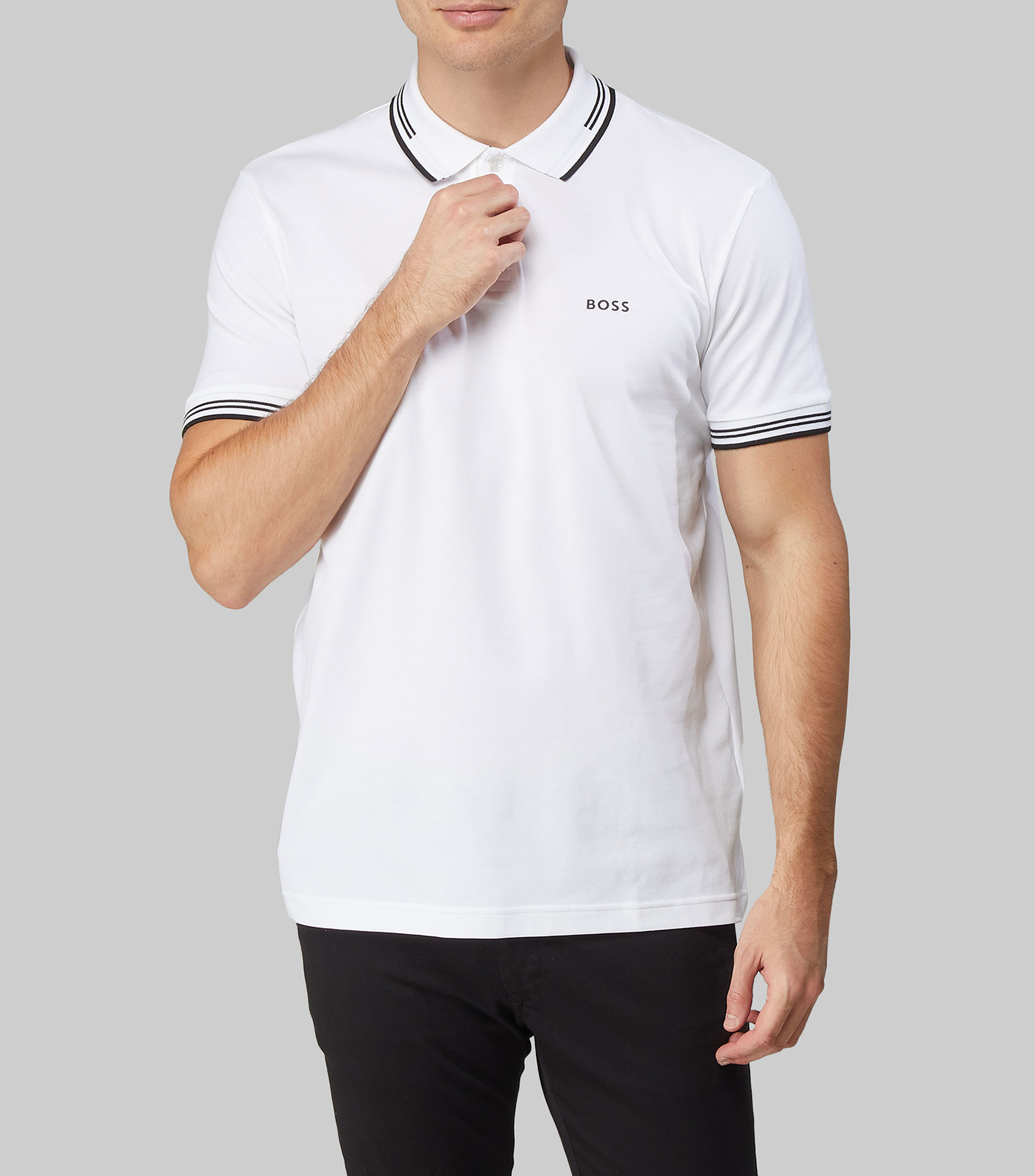 Playera tipo Polo de manga corta Hombre
