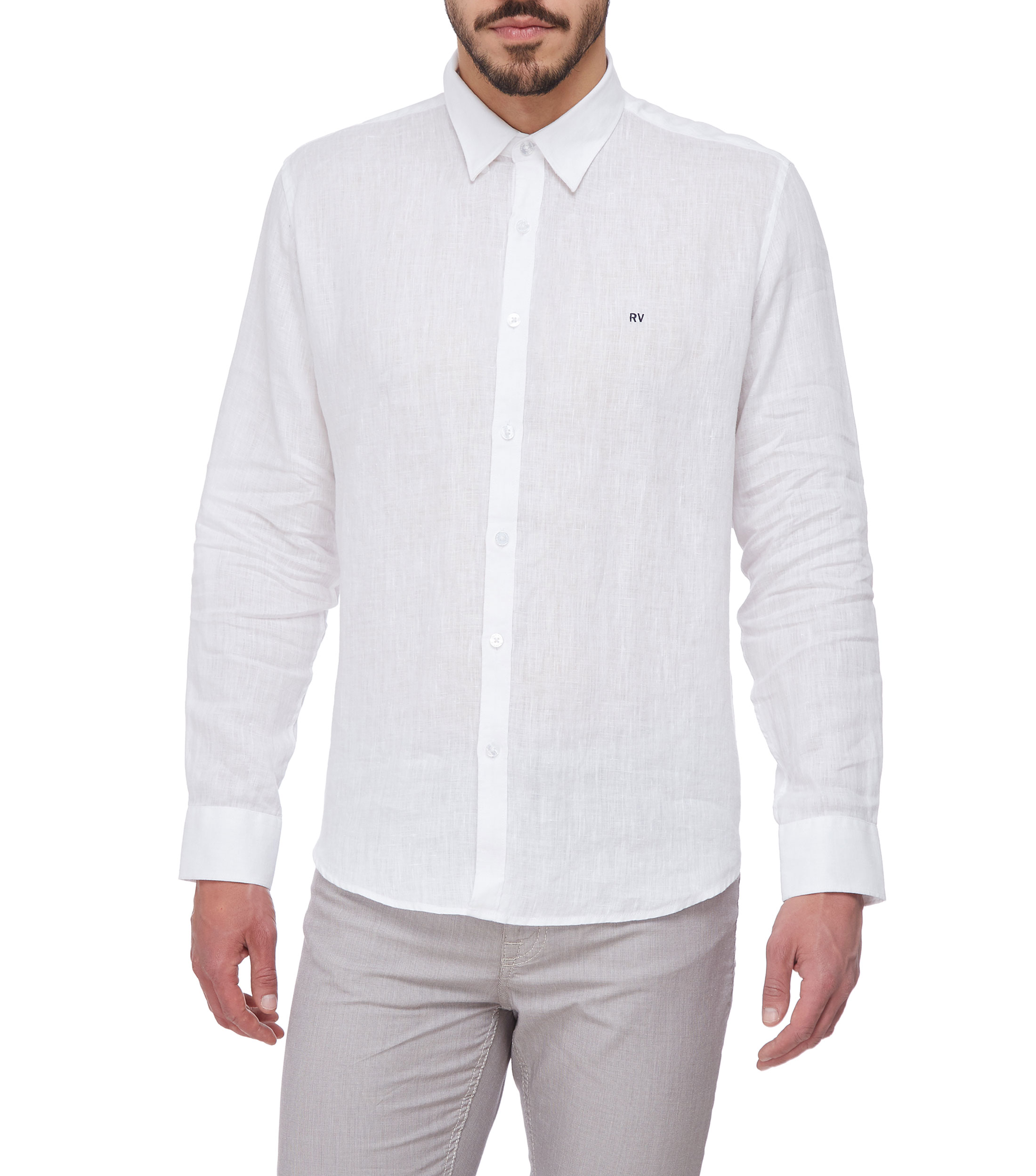 Roberto Verino: Camisa en lino manga larga Hombre El Palacio de