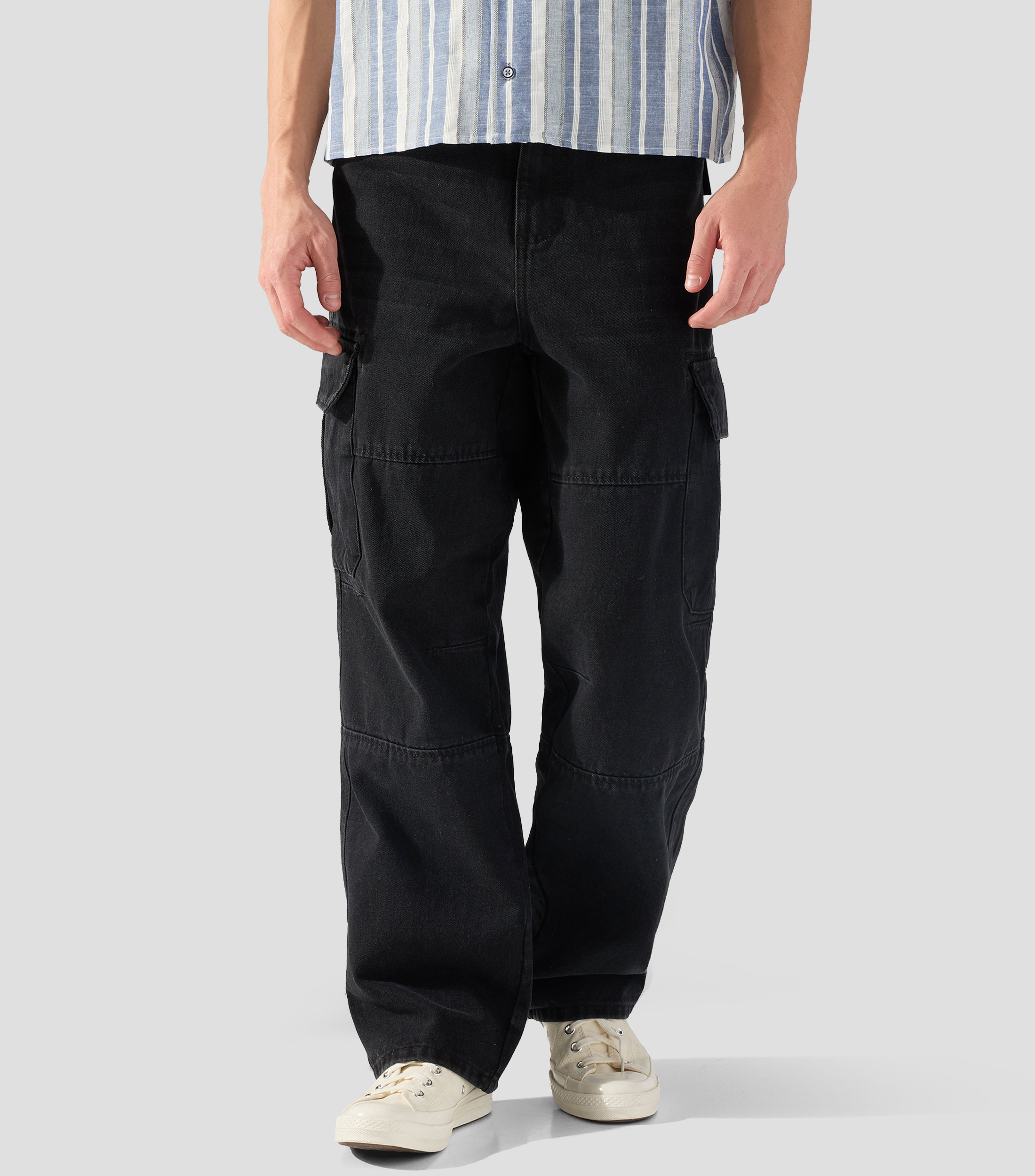 Jeans de corte cargo Hombre