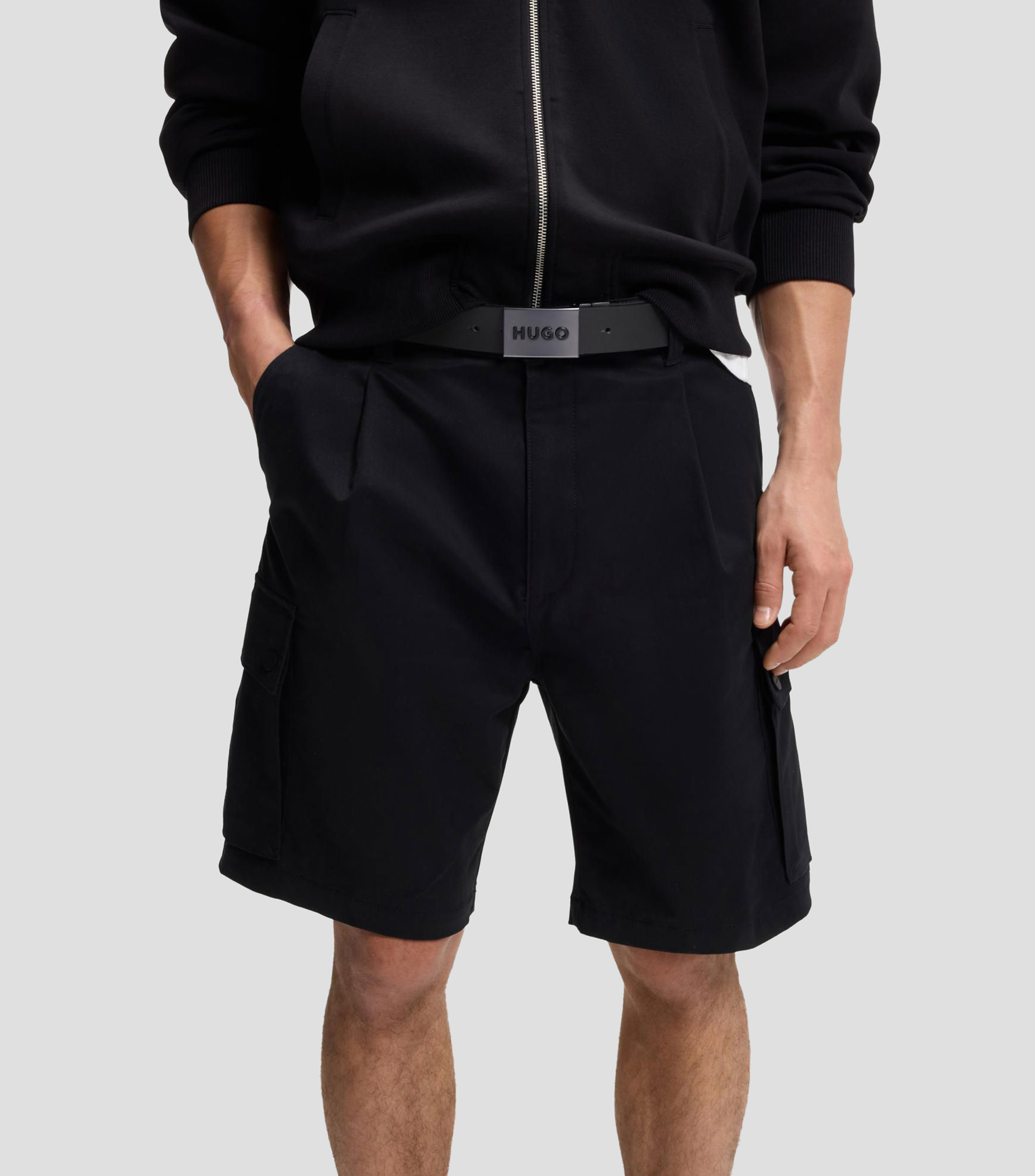 Cinturón reversible de piel italiana Hombre