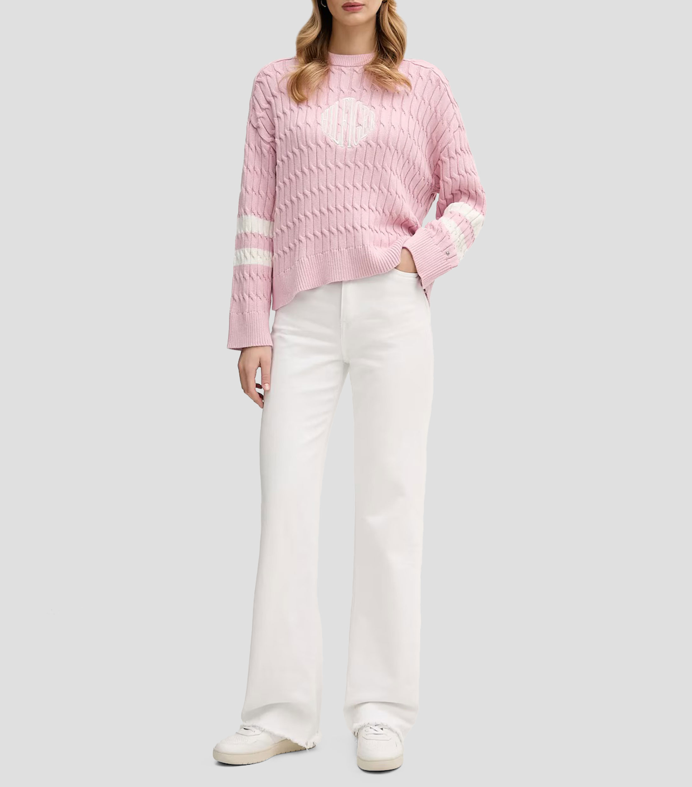 Suéter cuello redondo Mujer