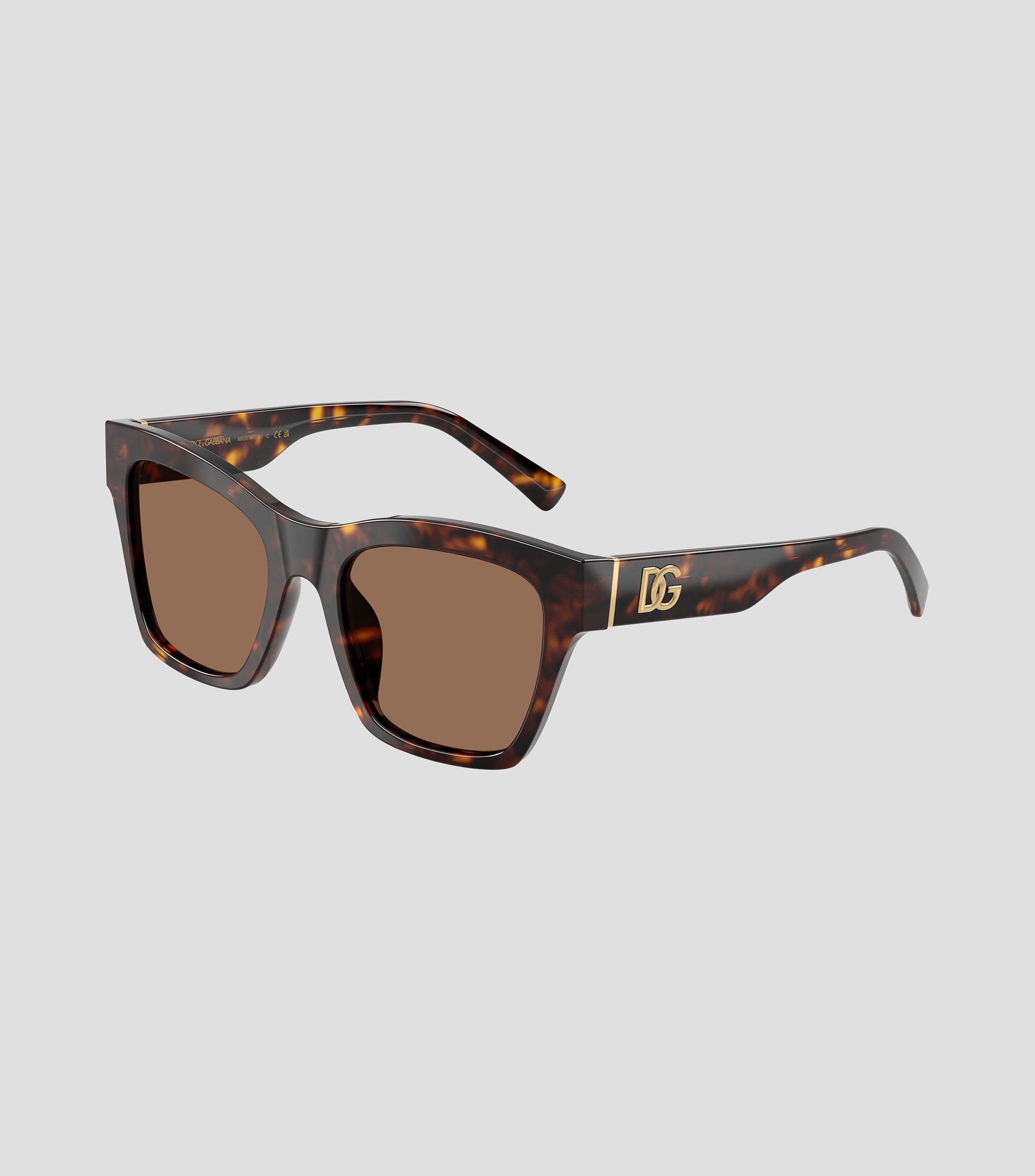 Lentes de sol cuadrados carey Mujer