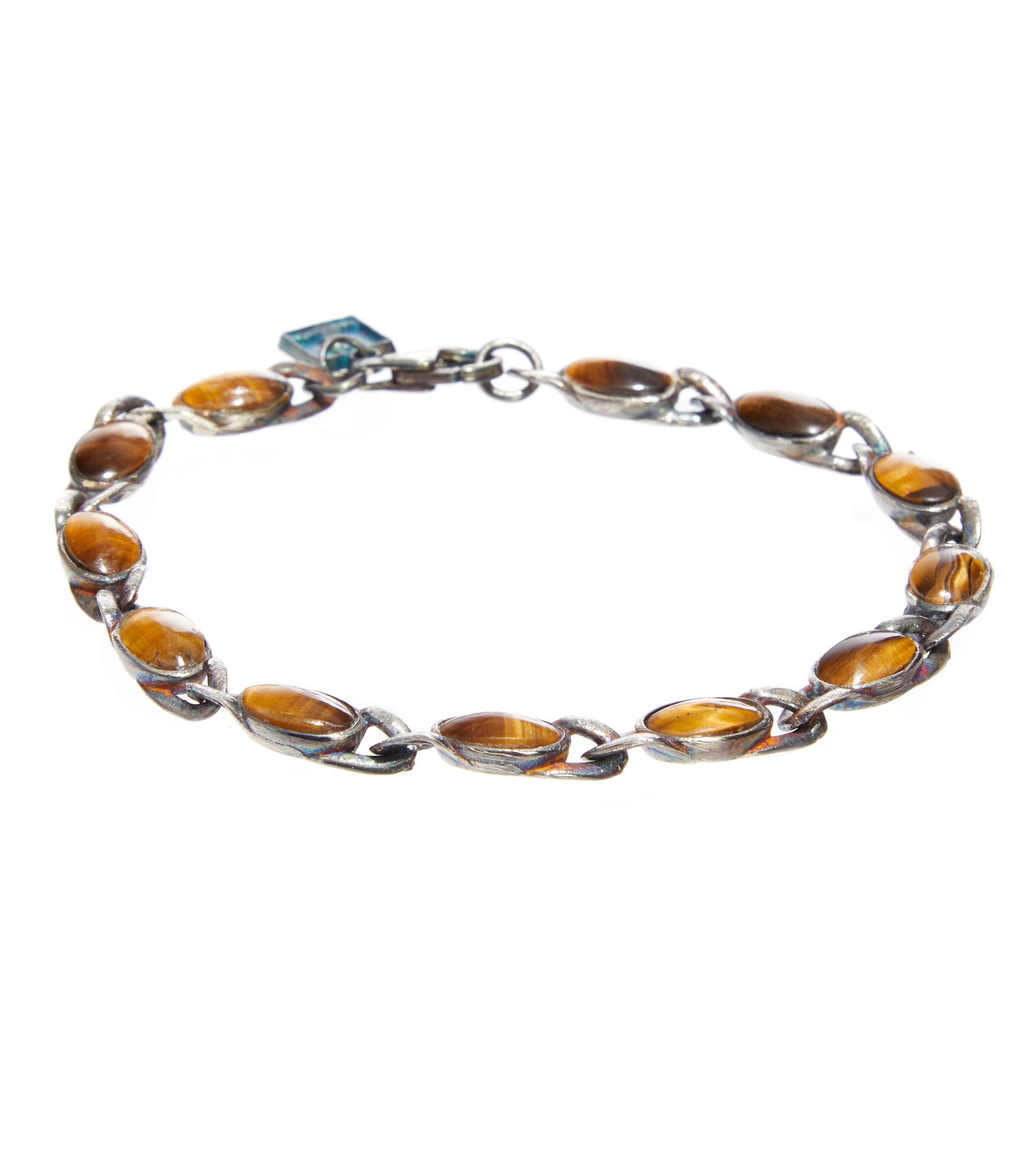 Brazalete en plata Hombre