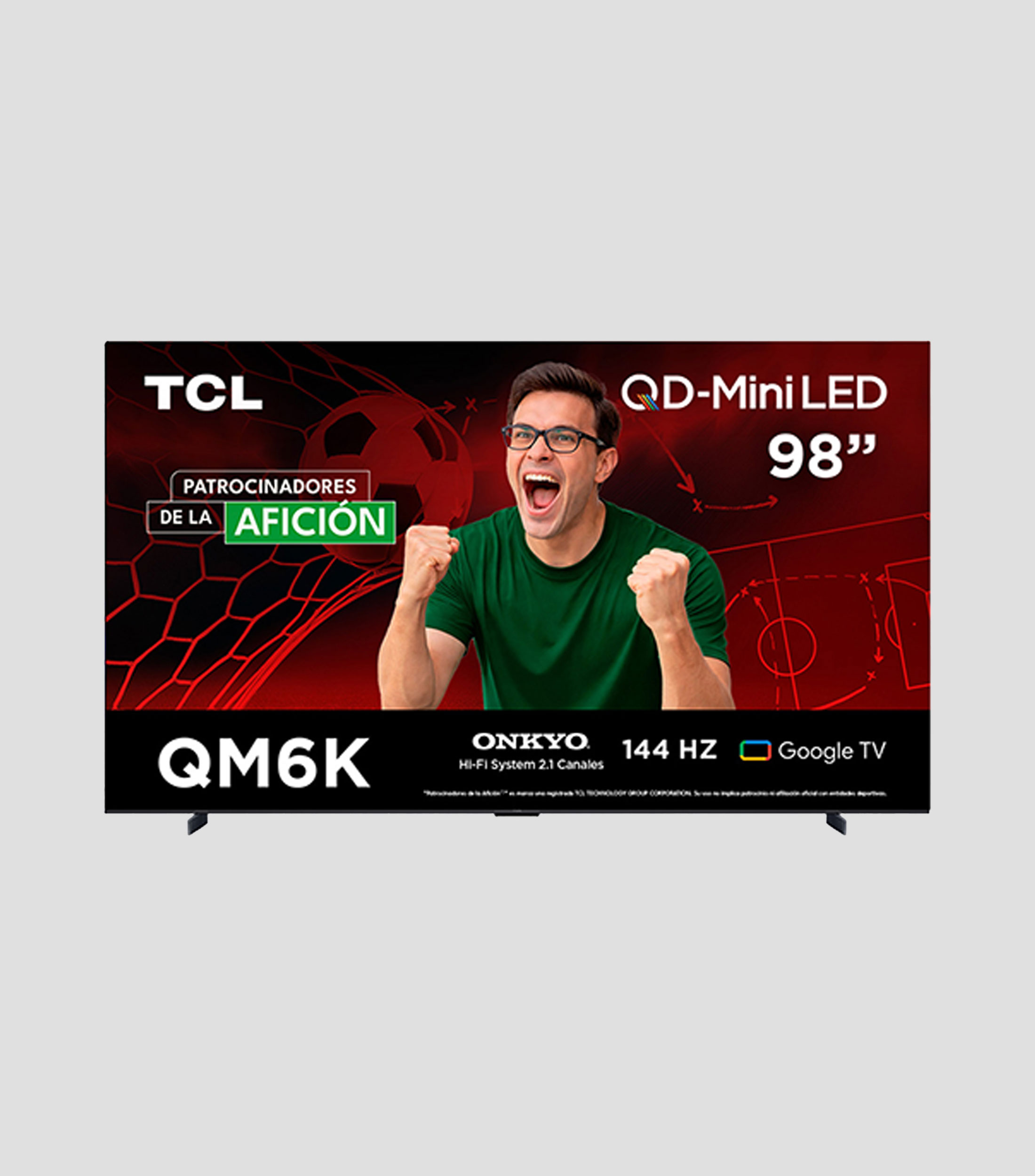 Pantalla 98 Pulgadas Plana QD-Mini LED 98QM6K