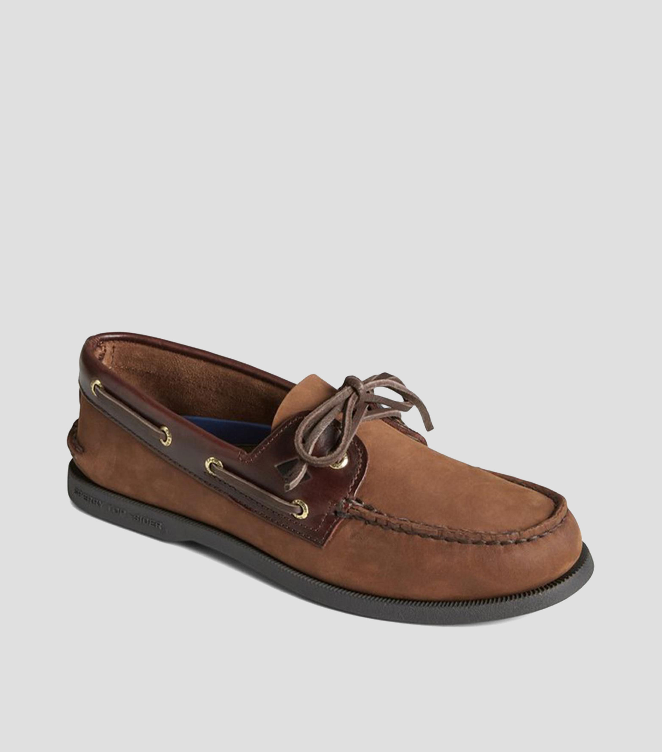 Mocasines en piel con cordon Hombre