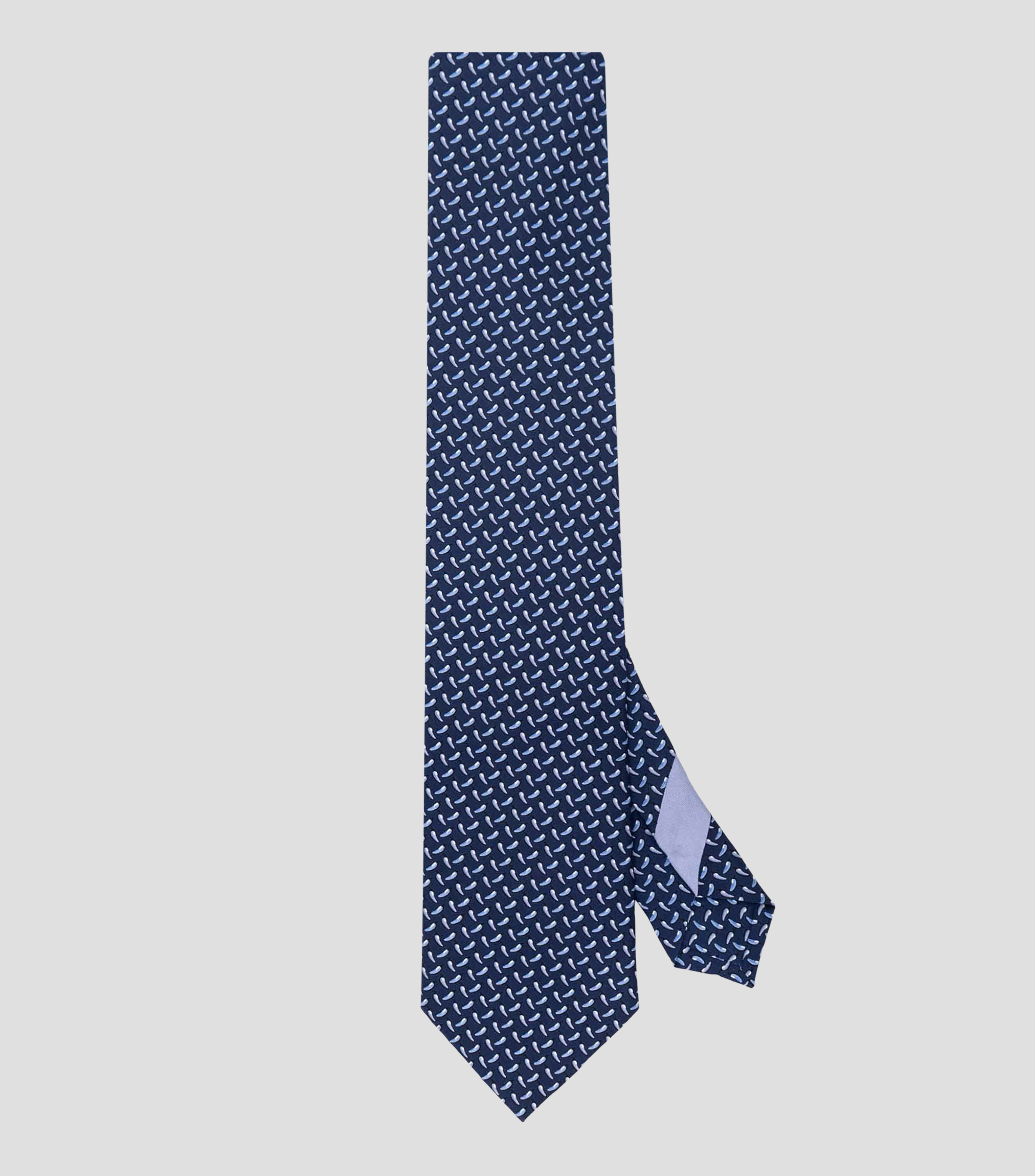 Corbata ancha de seda con estampado Chiles de México