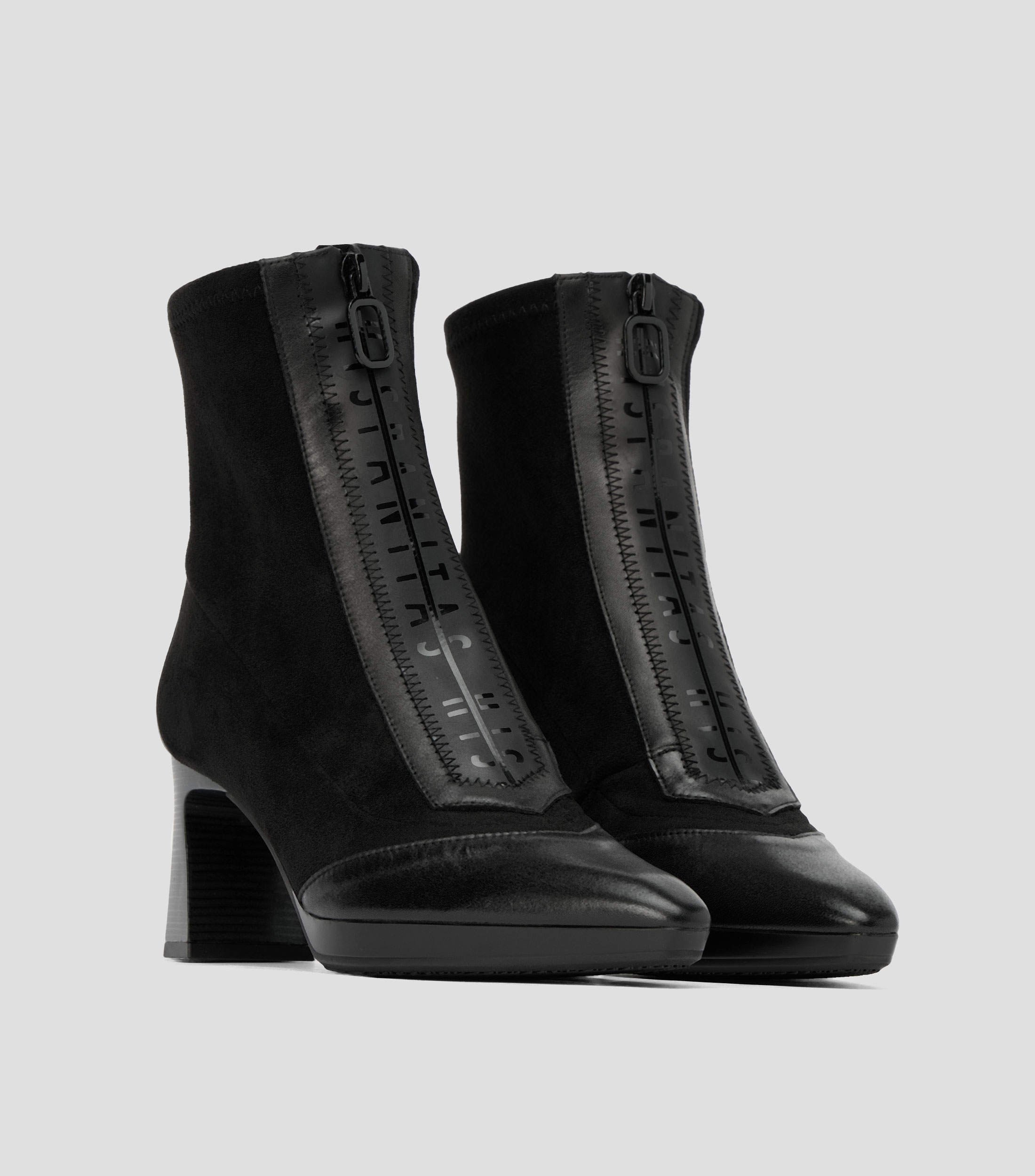 Botines con tacón de 7 cm delgado Atlanta Mujer