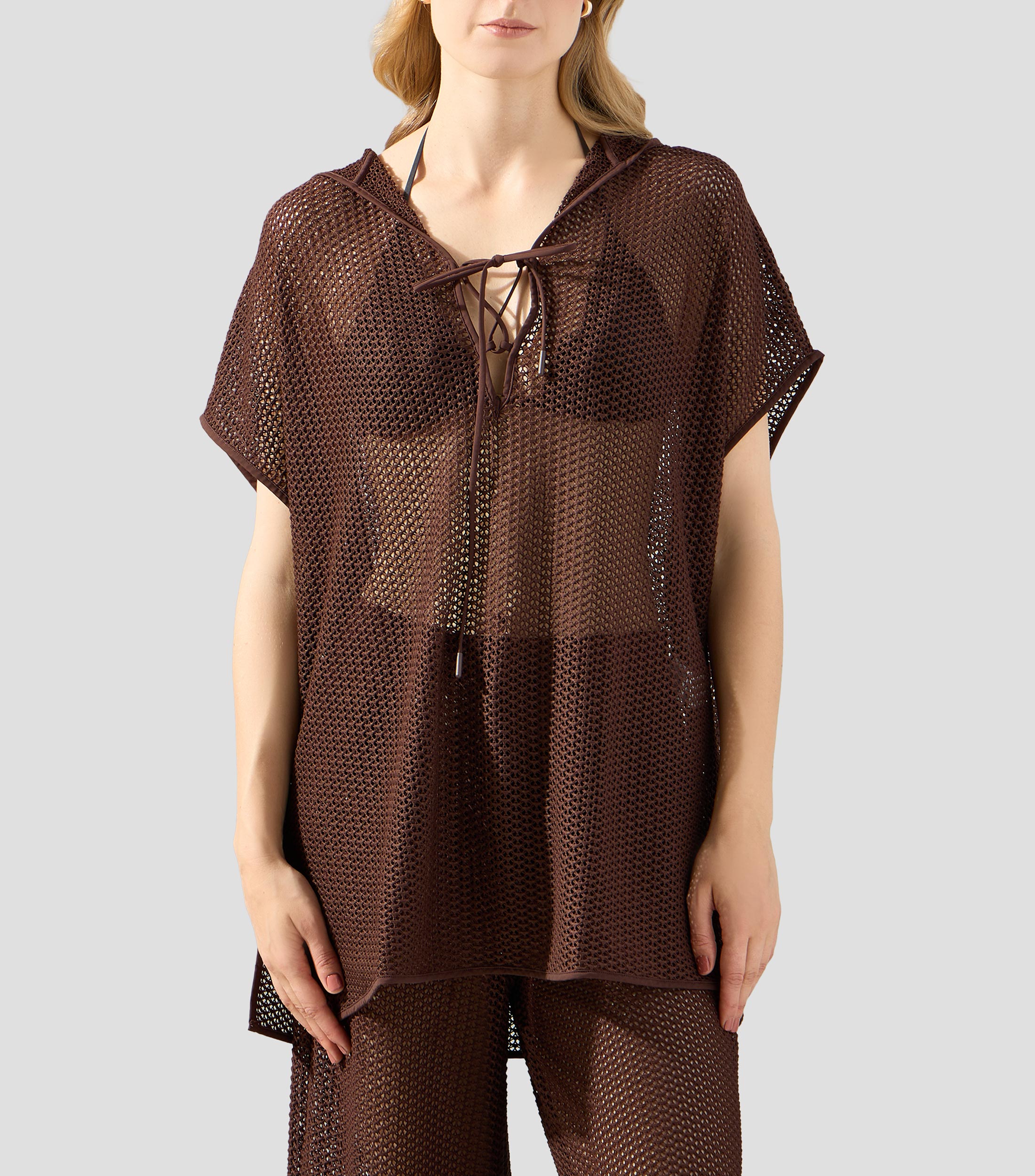 Blusa fantasía sin mangas Mujer