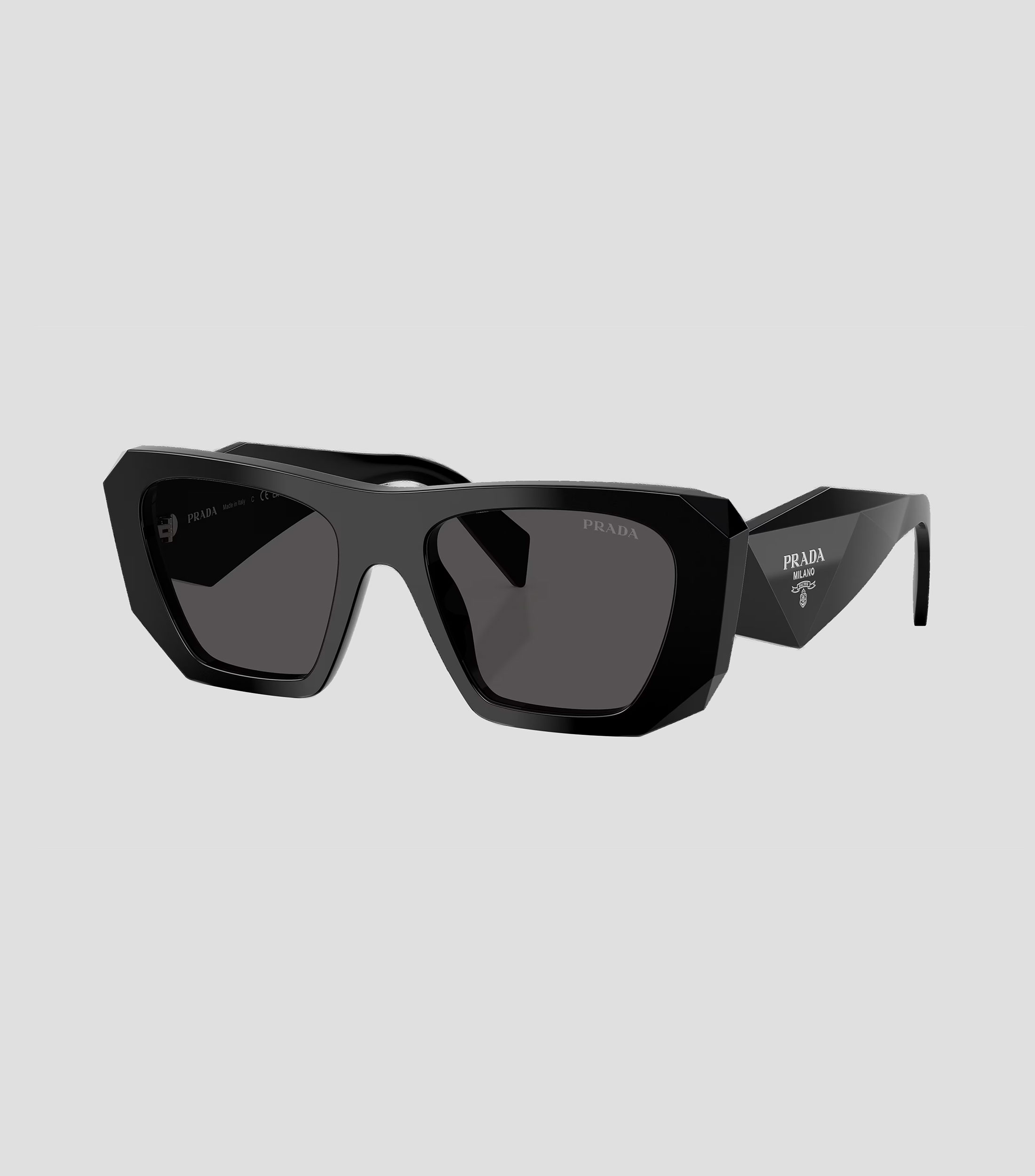 Lentes de sol cuadrados negros Unisex