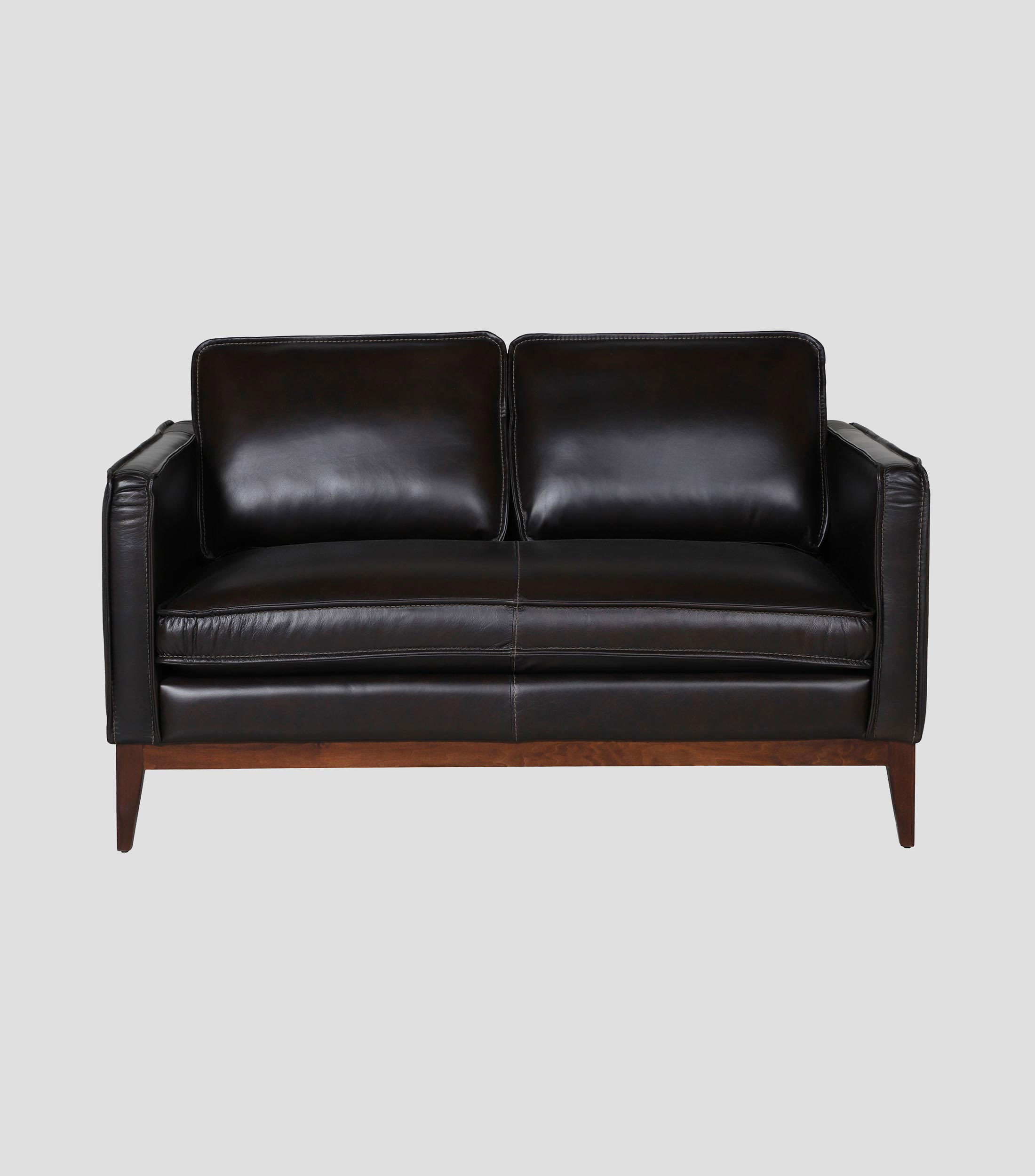 Love Seat en piel Franz Chocolate