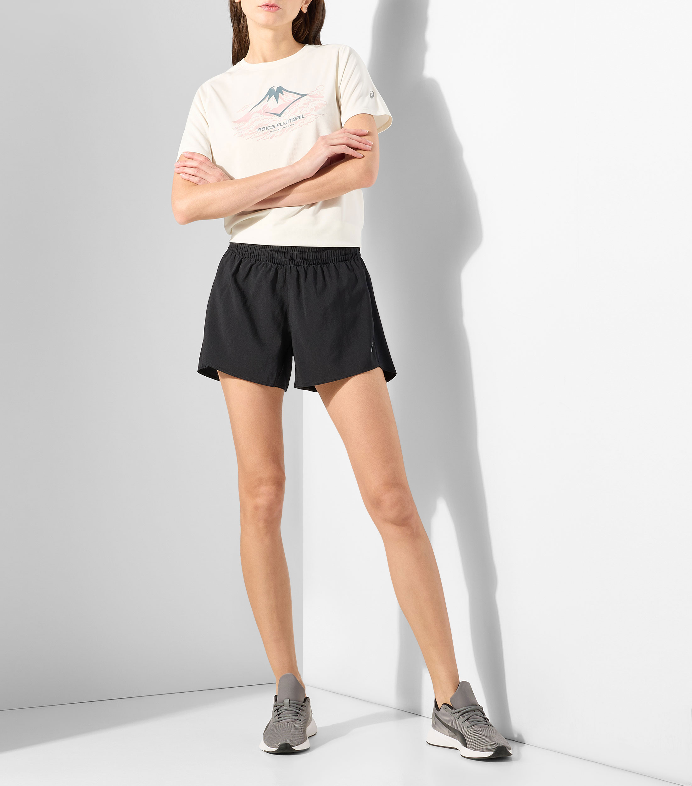 Short para correr liso Mujer