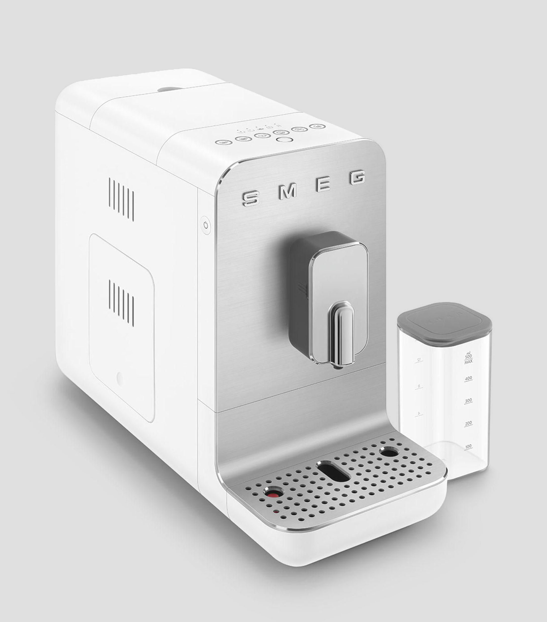 Cafetera espresso superautomática blanca