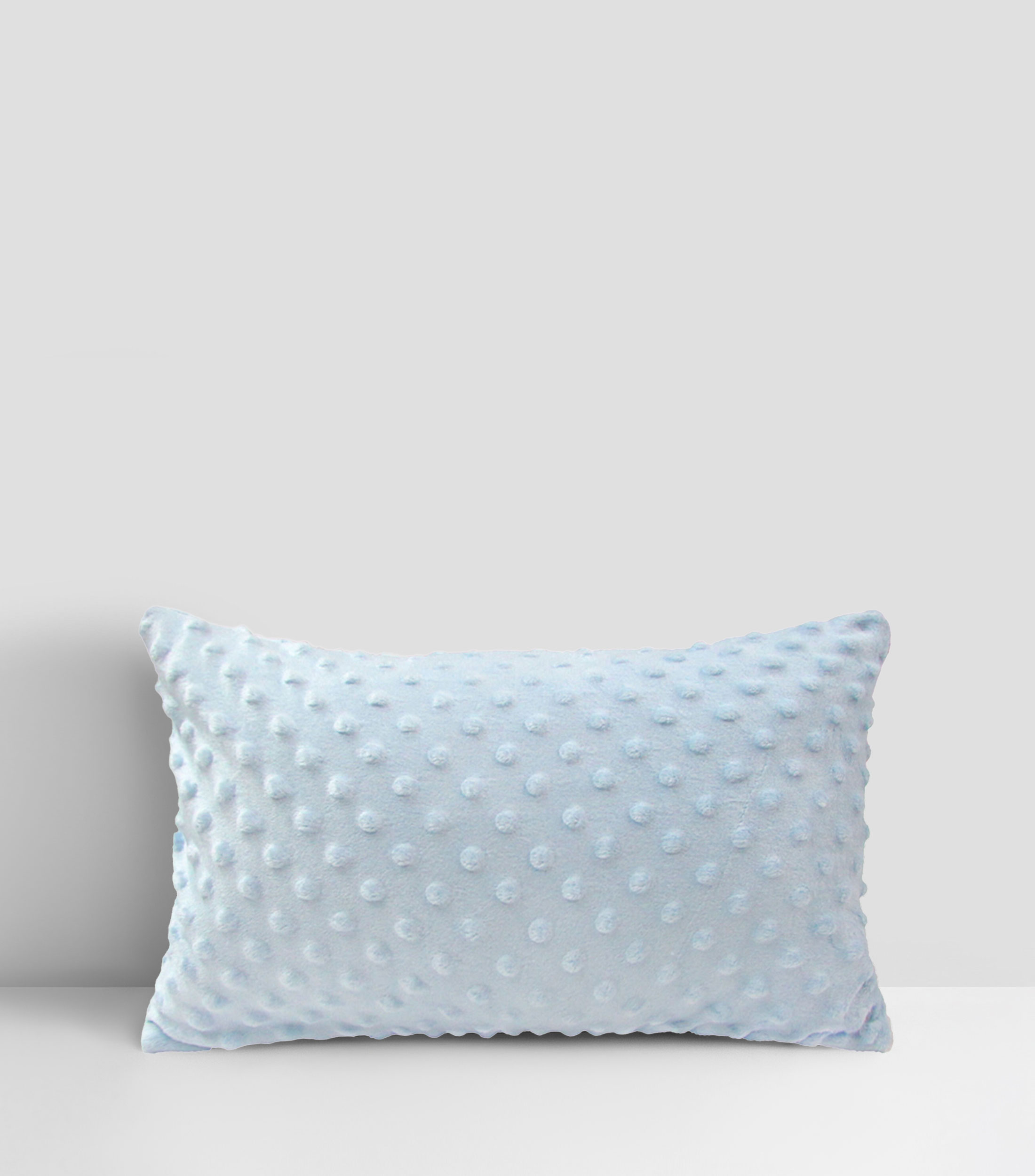 Almohada con Funda Color Azul Bebé